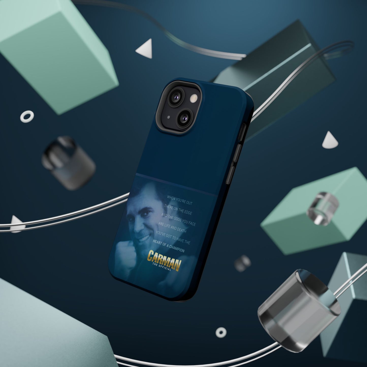 Magnetic Impact-Resistant Phone Case - Heart of a Champion Theme