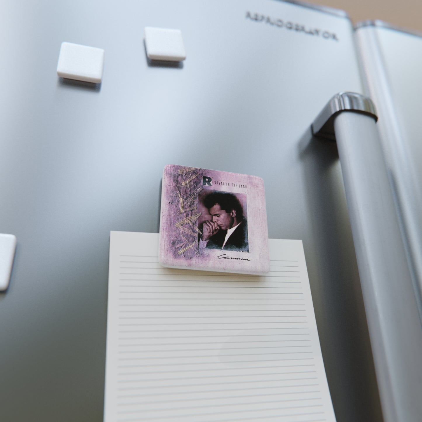 "Revival in the Land" Porcelain Magnet, Square