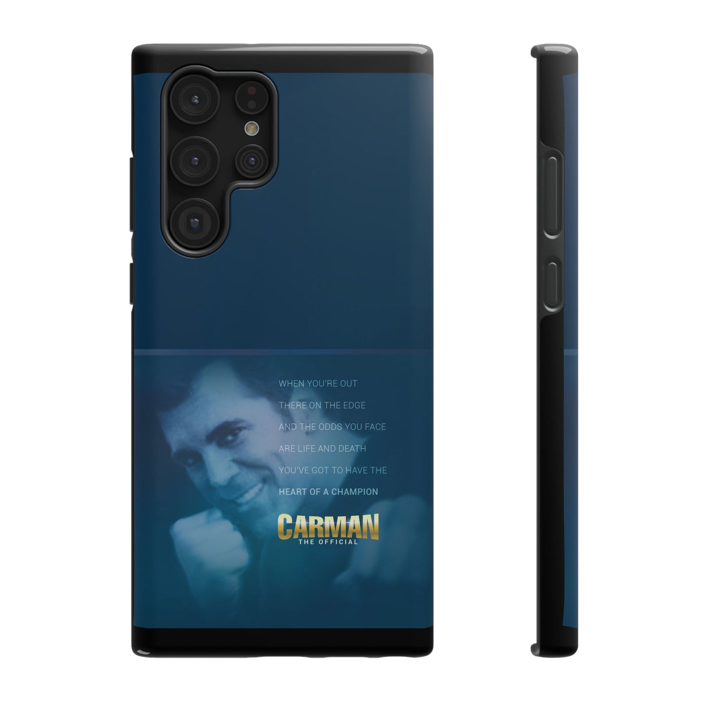 Impact-Resistant Phone Case - Heart of a Champion Theme