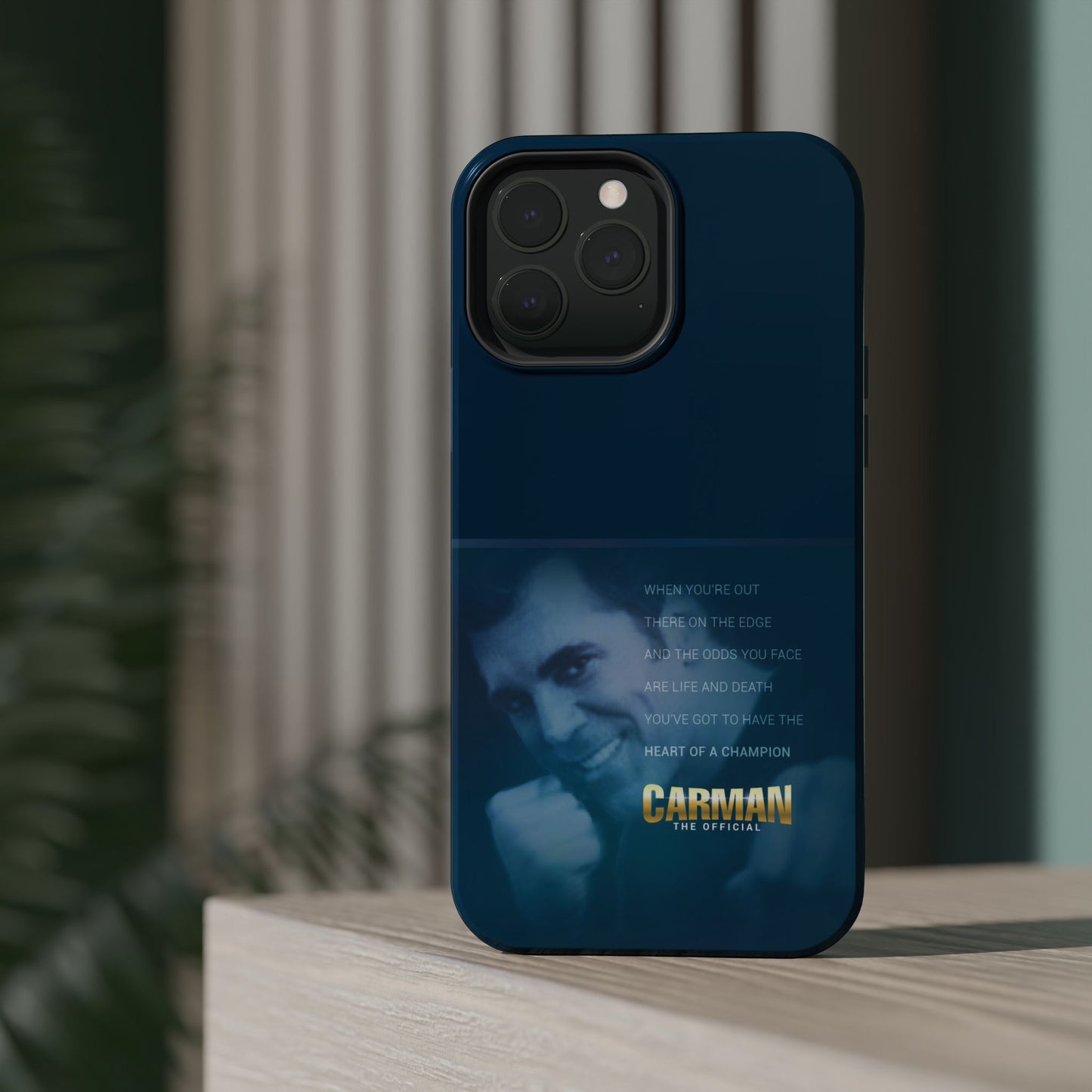 Magnetic Impact-Resistant Phone Case - Heart of a Champion Theme
