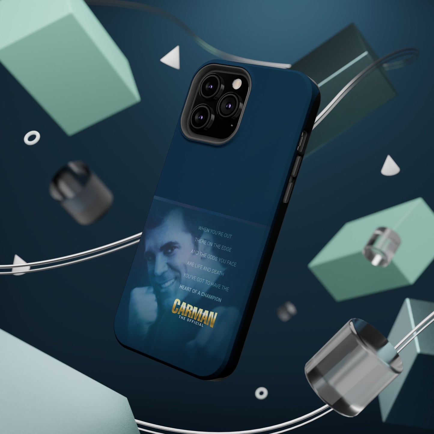Magnetic Impact-Resistant Phone Case - Heart of a Champion Theme
