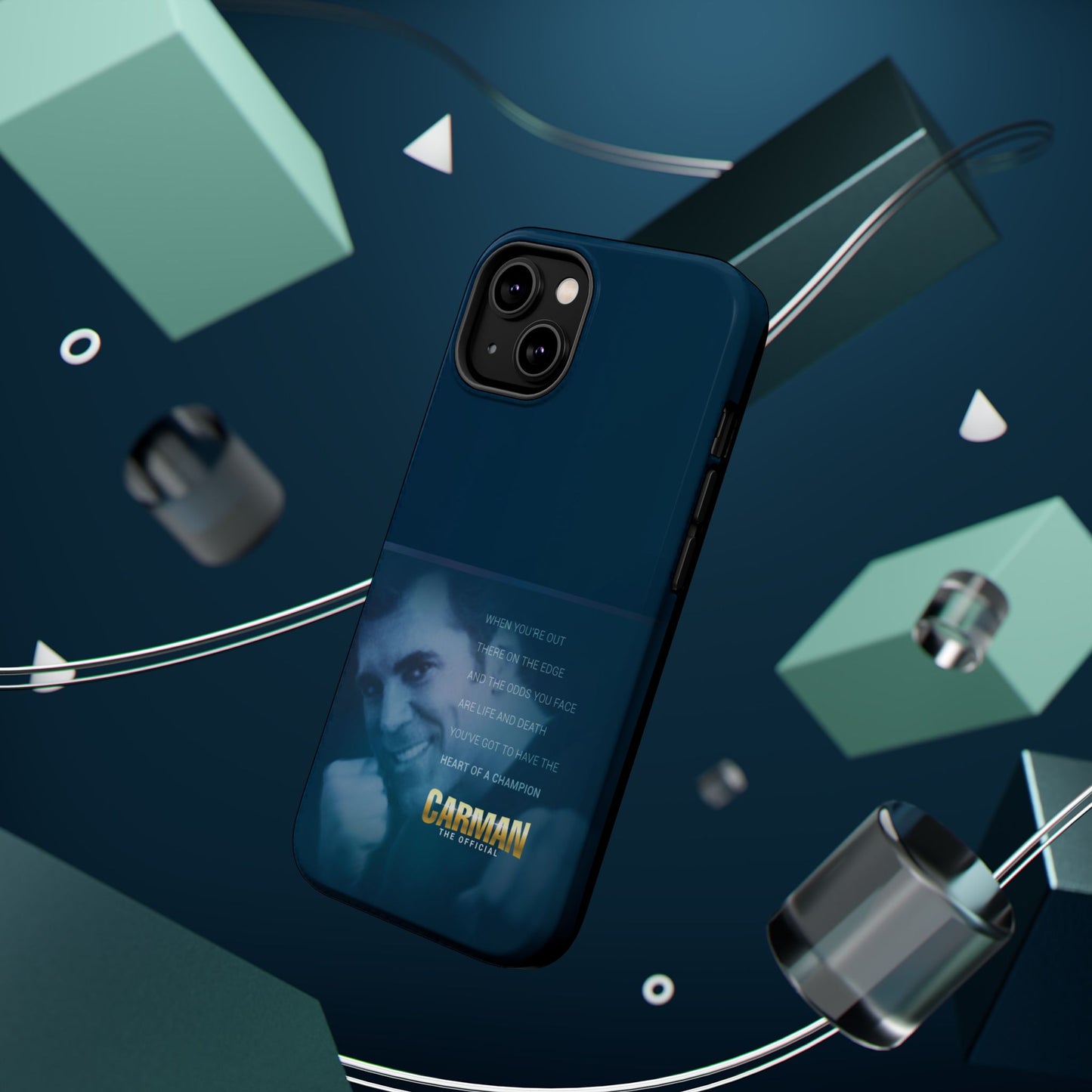 Magnetic Impact-Resistant Phone Case - Heart of a Champion Theme