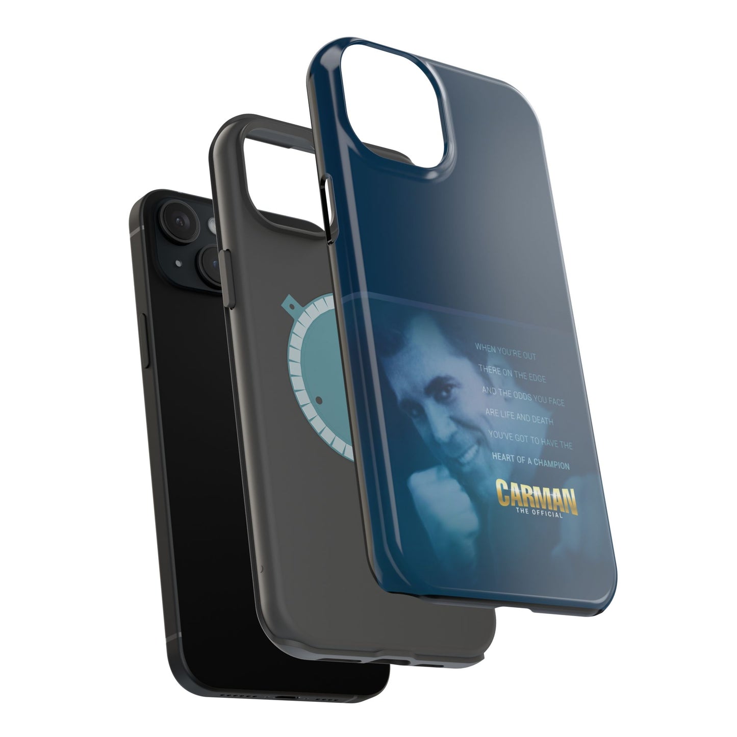 Magnetic Impact-Resistant Phone Case - Heart of a Champion Theme