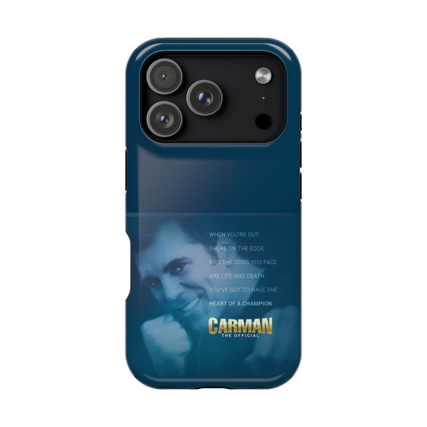 Impact-Resistant Phone Case - Heart of a Champion Theme