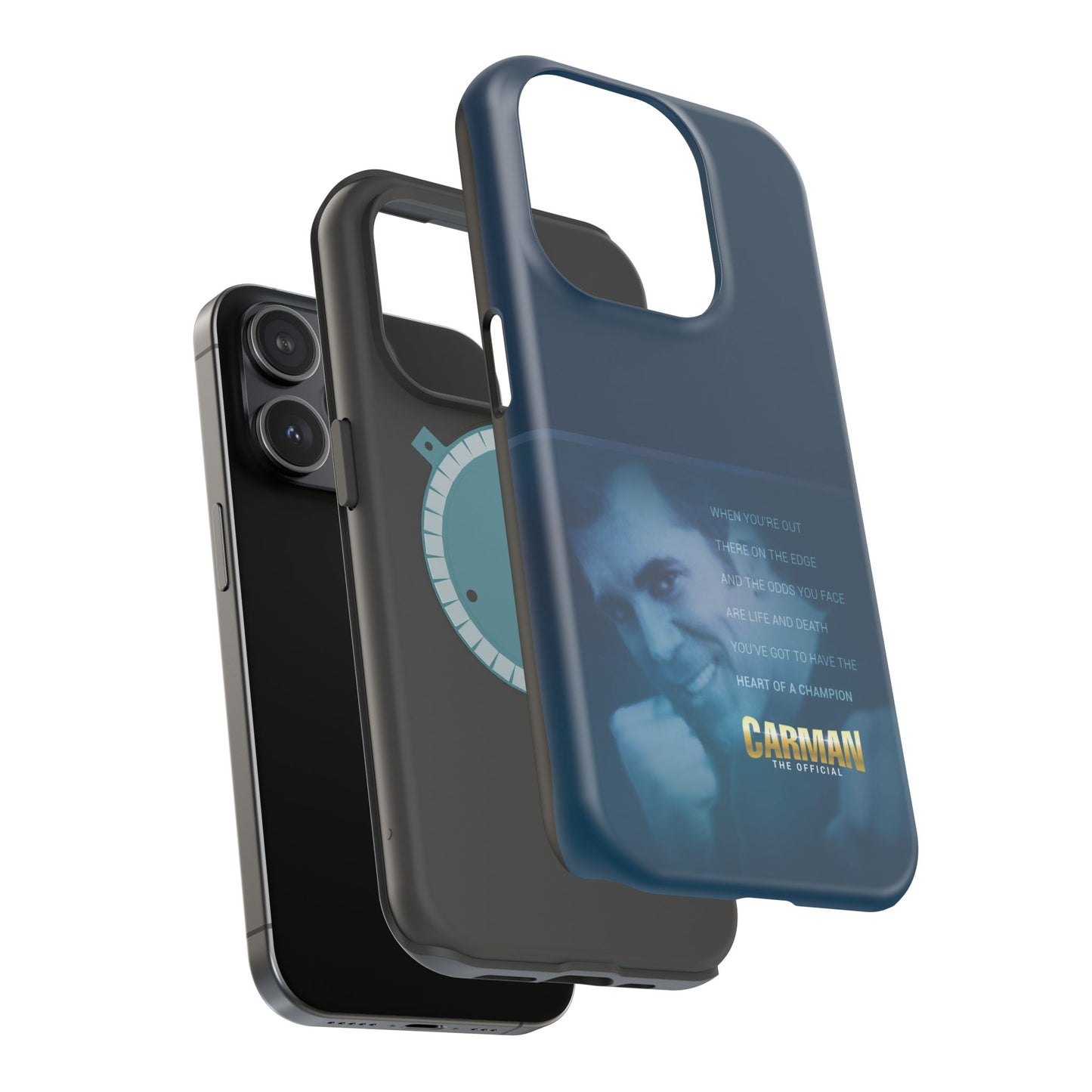 Magnetic Impact-Resistant Phone Case - Heart of a Champion Theme