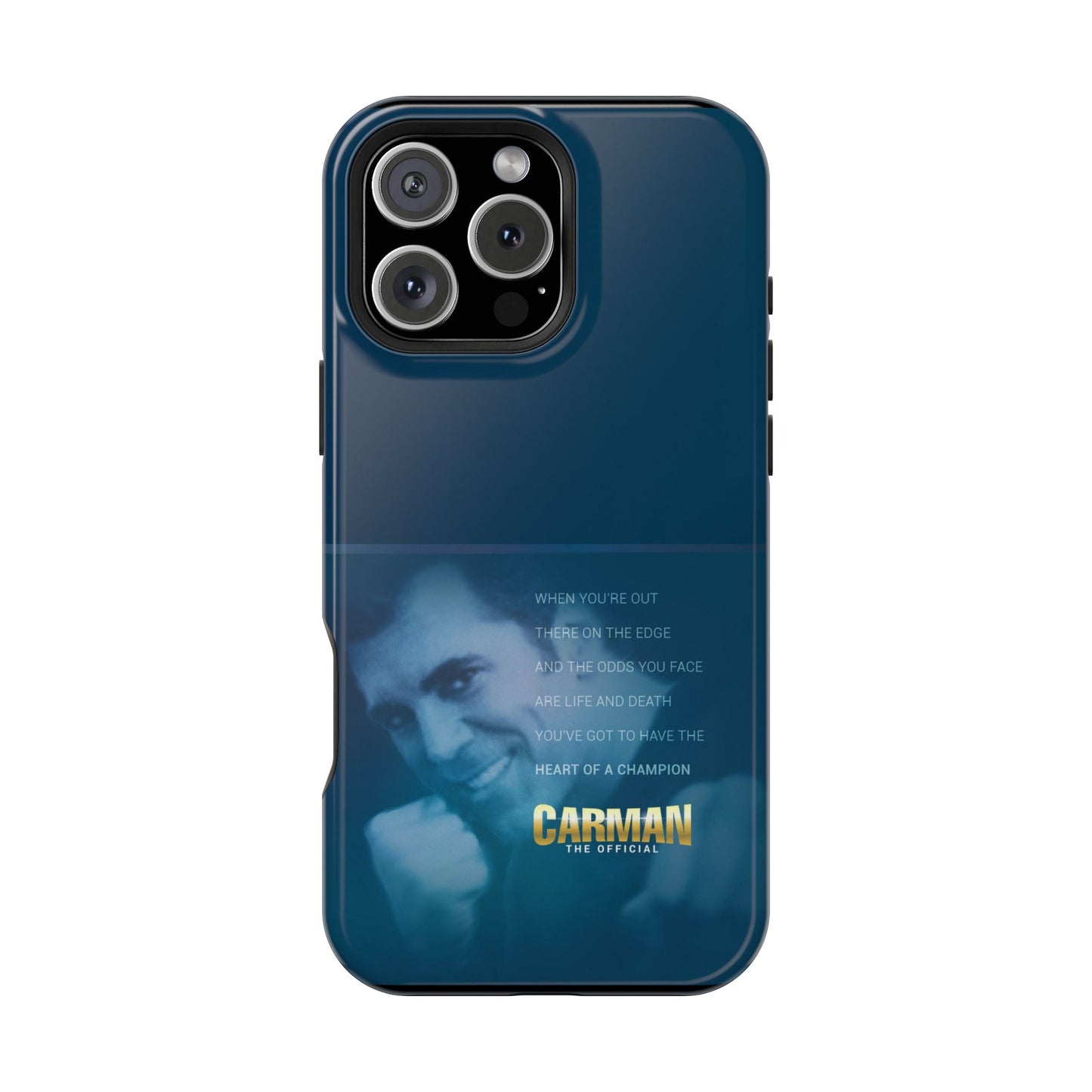 Impact-Resistant Phone Case - Heart of a Champion Theme