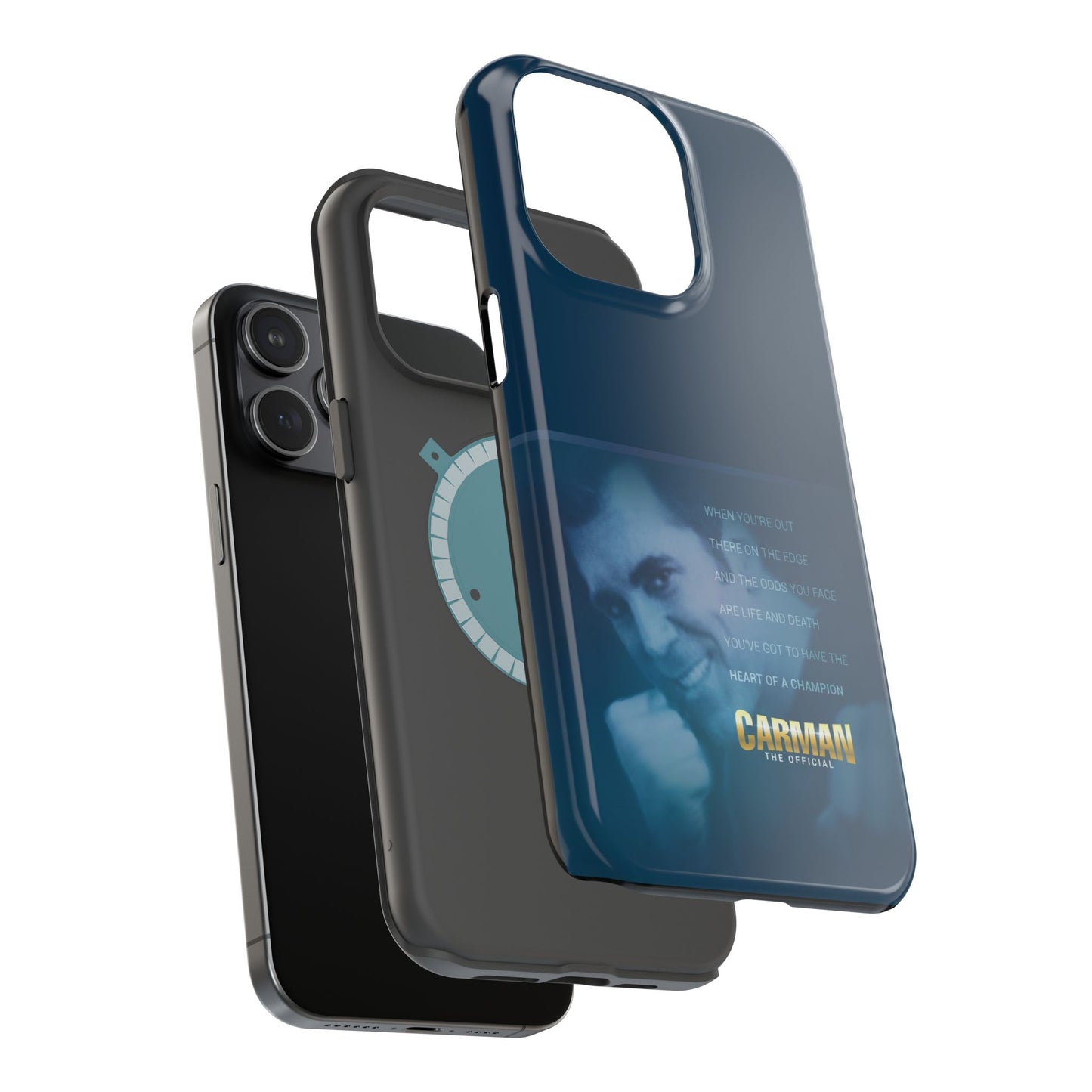 Magnetic Impact-Resistant Phone Case - Heart of a Champion Theme