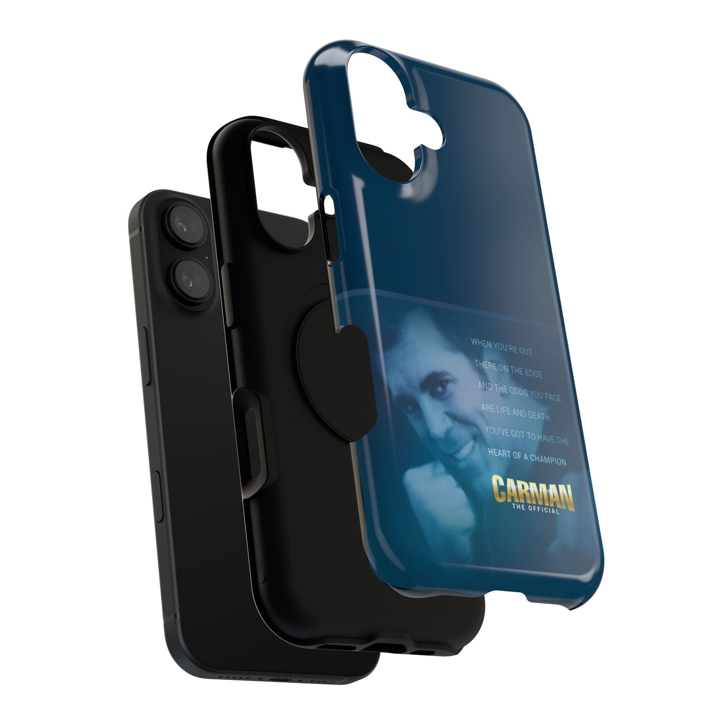 Impact-Resistant Phone Case - Heart of a Champion Theme