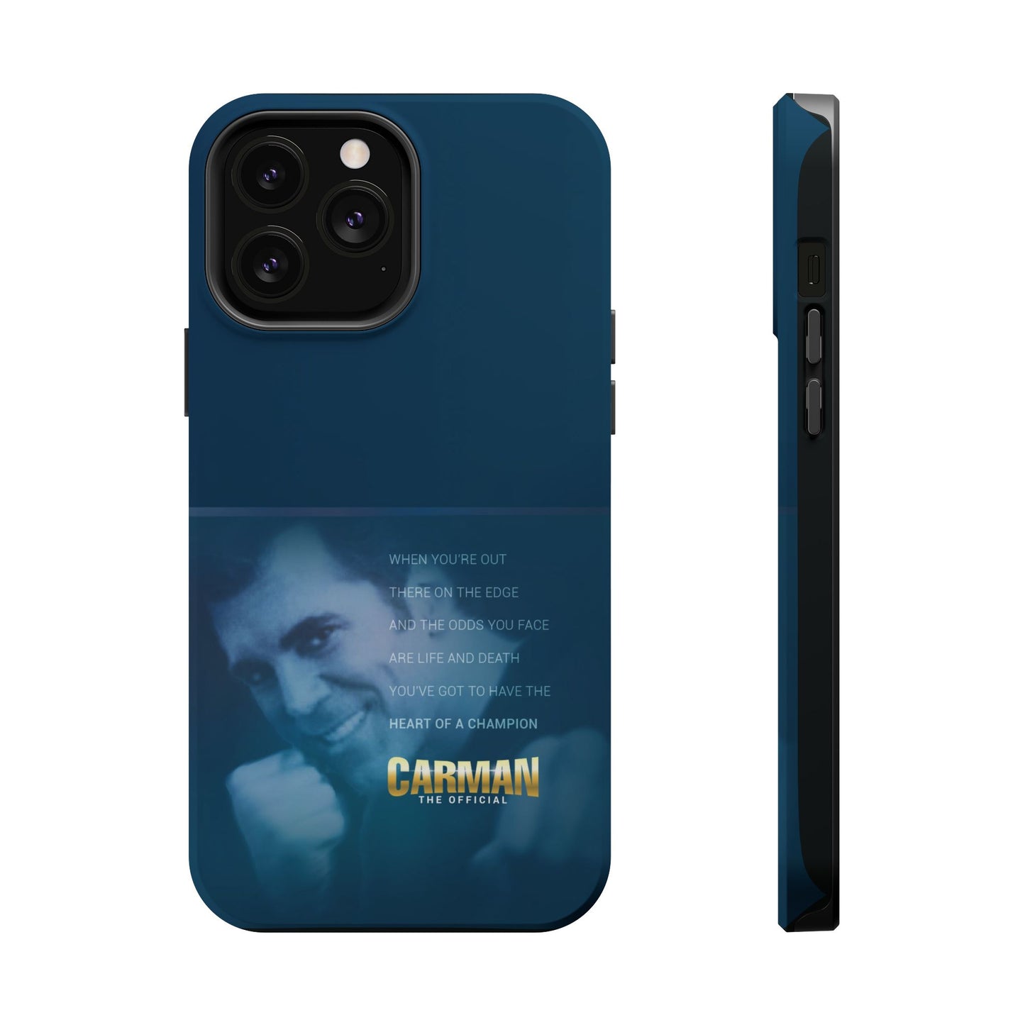 Magnetic Impact-Resistant Phone Case - Heart of a Champion Theme