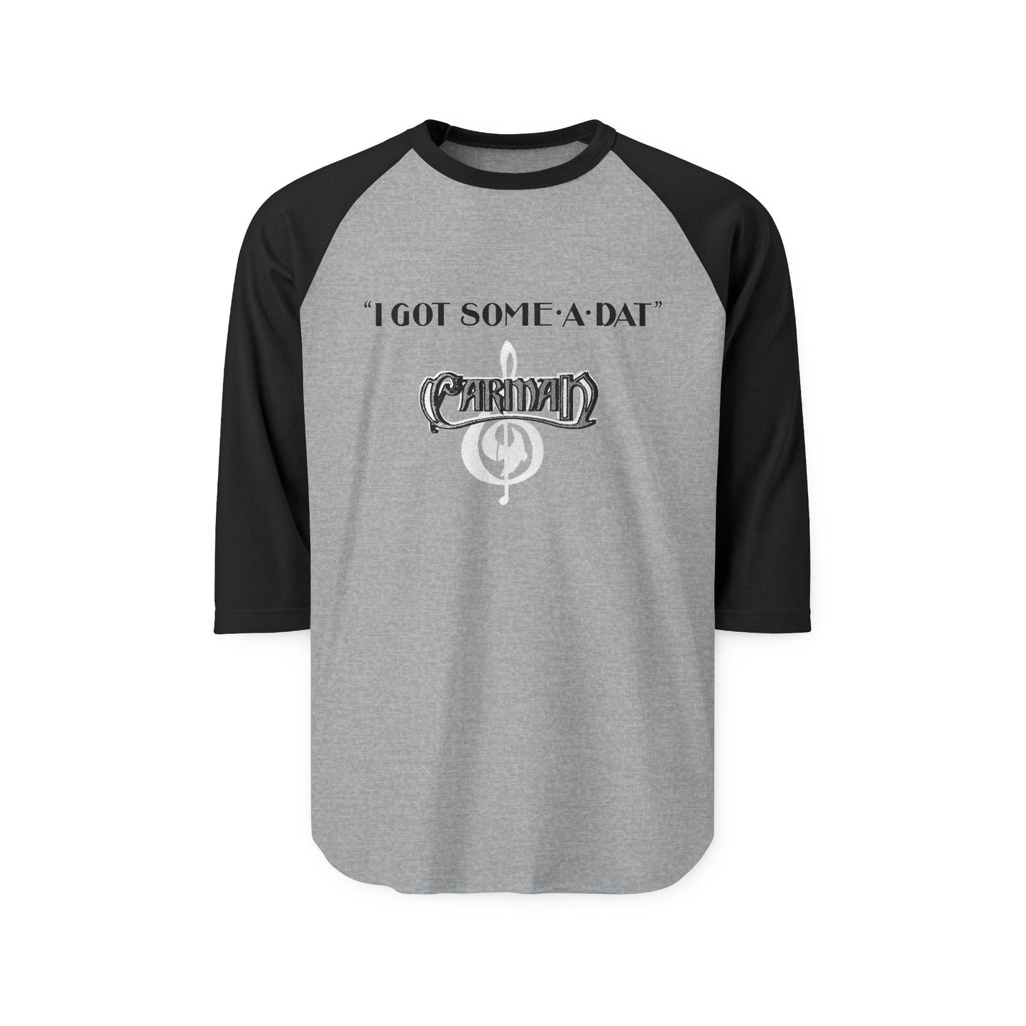 "I Got Some-A-Dat" Black Logo - Unisex Three-Quarter Sleeve Raglan Shirt