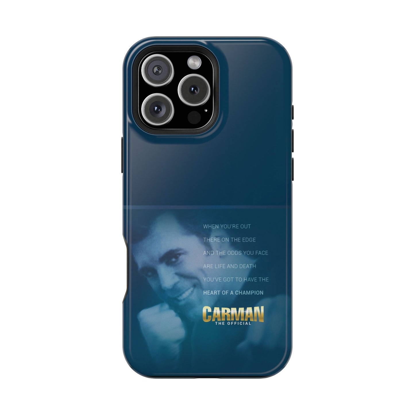 Magnetic Impact-Resistant Phone Case - Heart of a Champion Theme