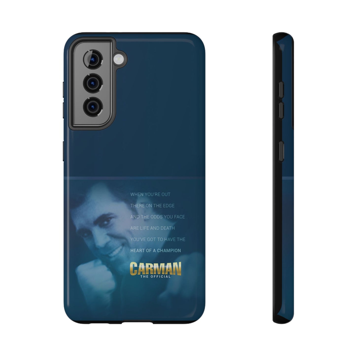 Impact-Resistant Phone Case - Heart of a Champion Theme