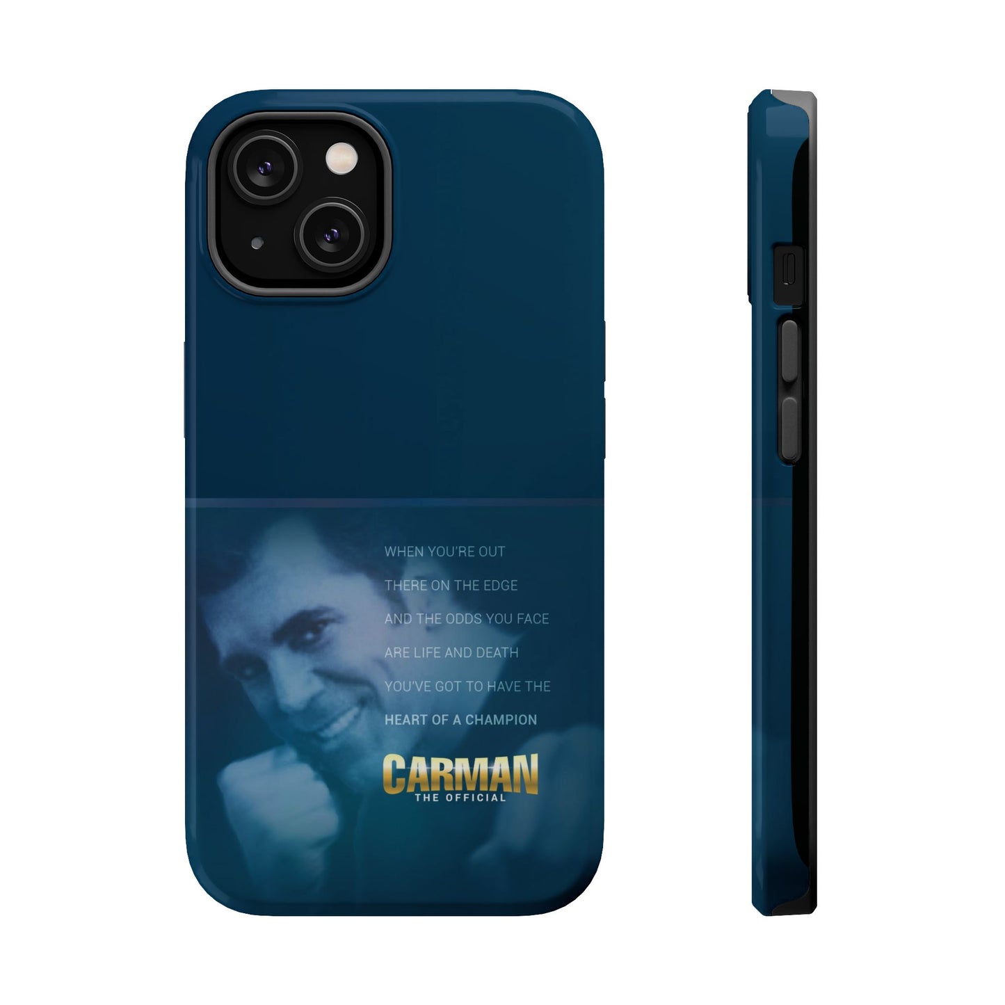 Magnetic Impact-Resistant Phone Case - Heart of a Champion Theme