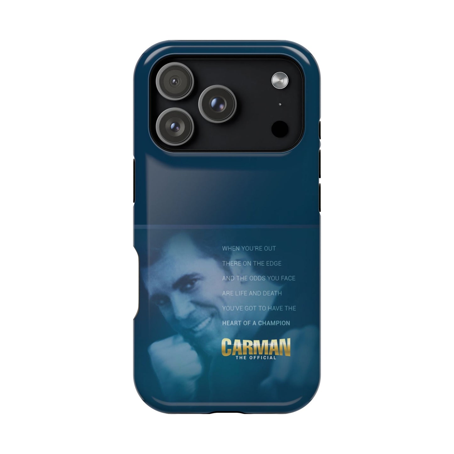 Magnetic Impact-Resistant Phone Case - Heart of a Champion Theme