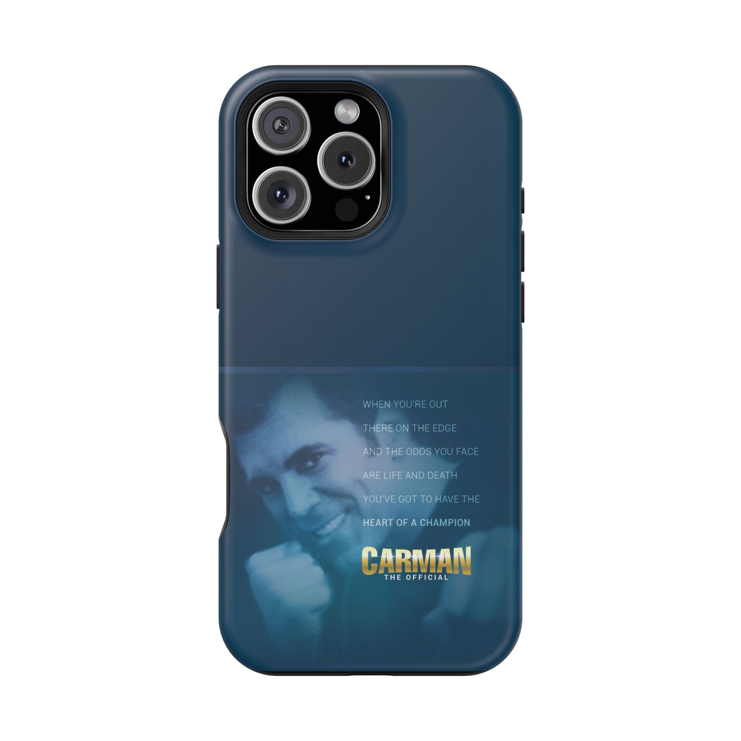 Magnetic Impact-Resistant Phone Case - Heart of a Champion Theme