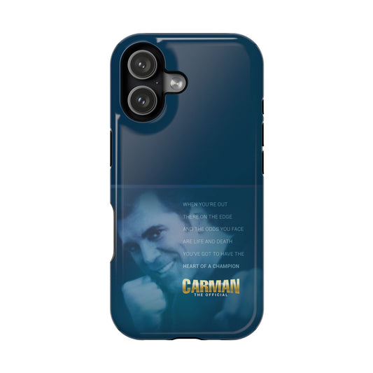 Magnetic Impact-Resistant Phone Case - Heart of a Champion Theme