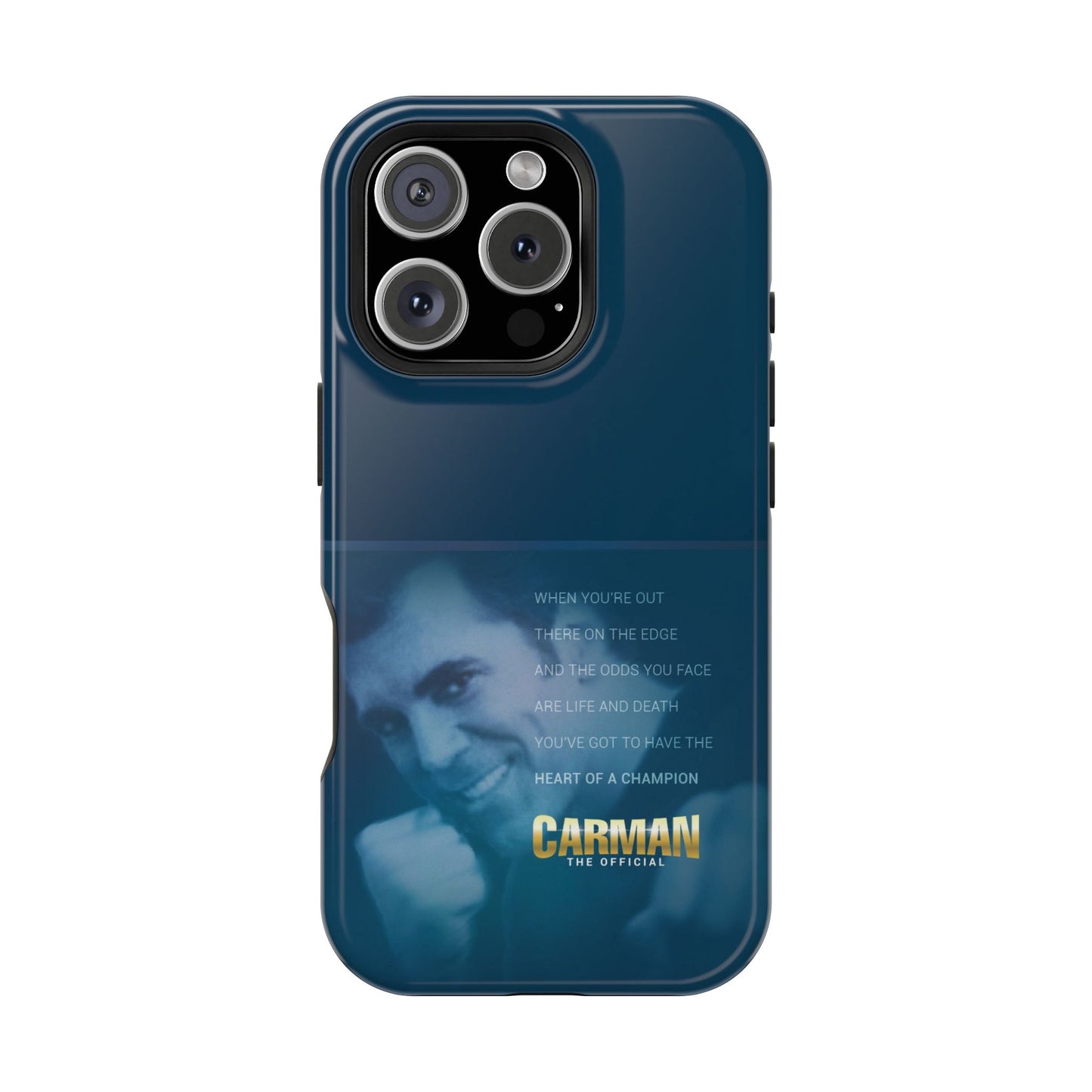 Magnetic Impact-Resistant Phone Case - Heart of a Champion Theme