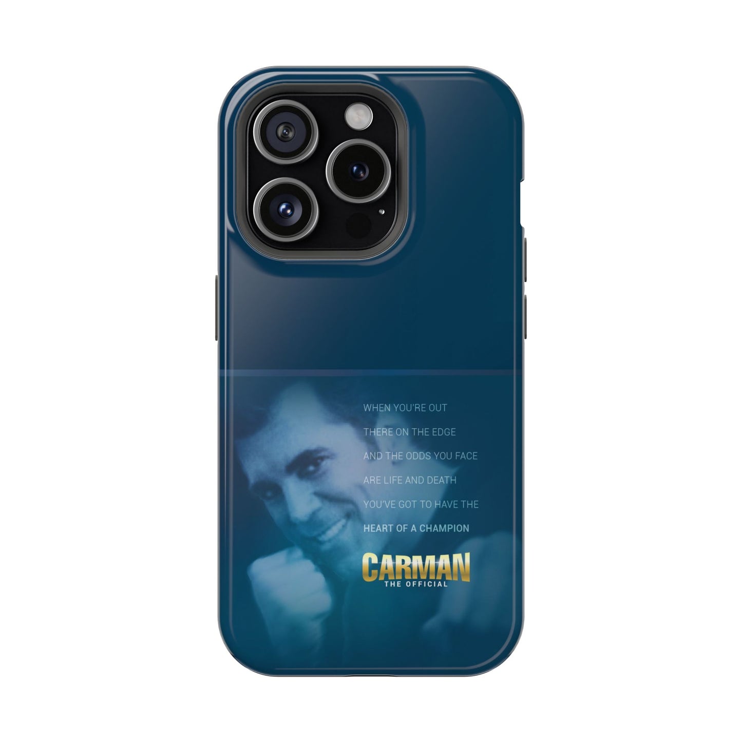 Impact-Resistant Phone Case - Heart of a Champion Theme
