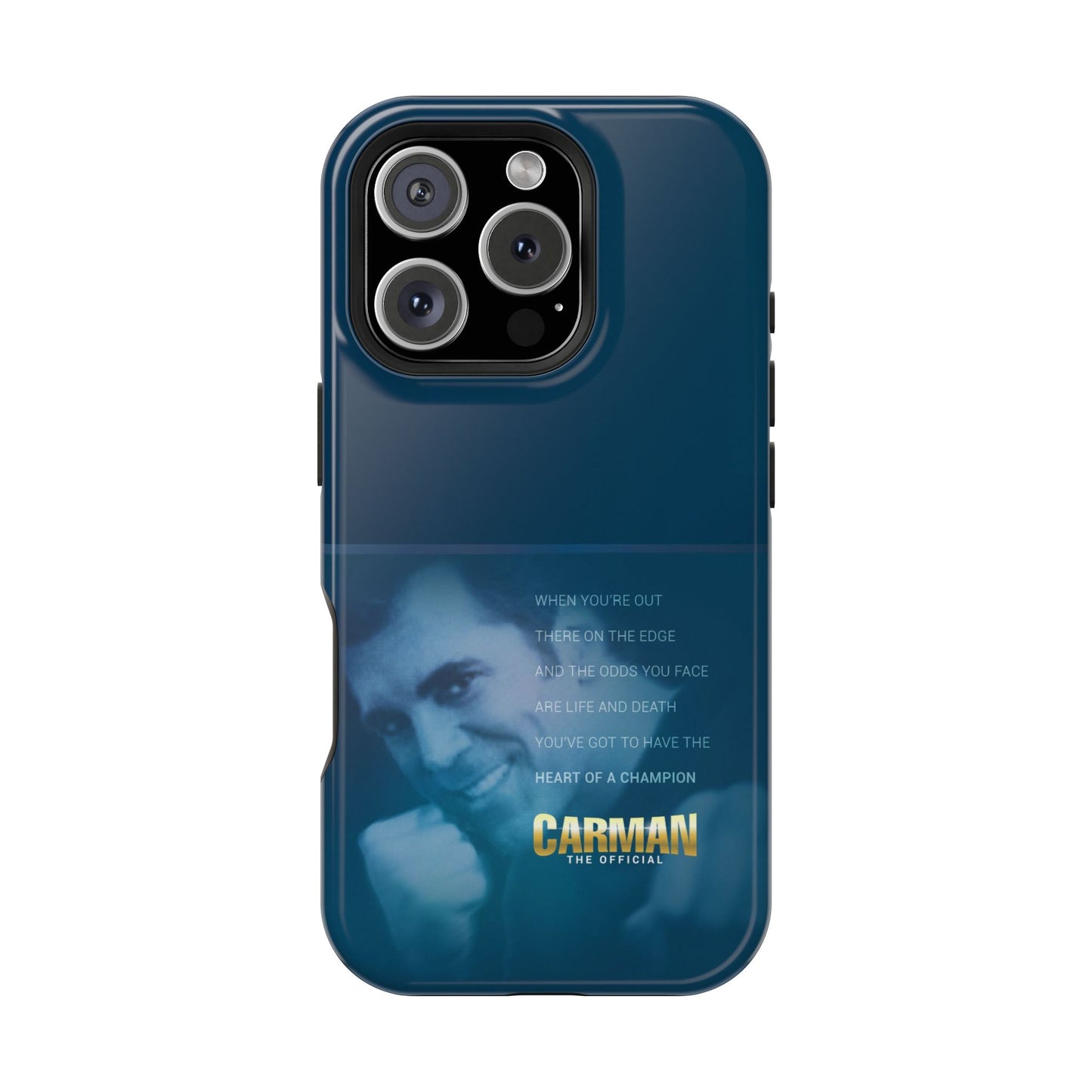 Impact-Resistant Phone Case - Heart of a Champion Theme