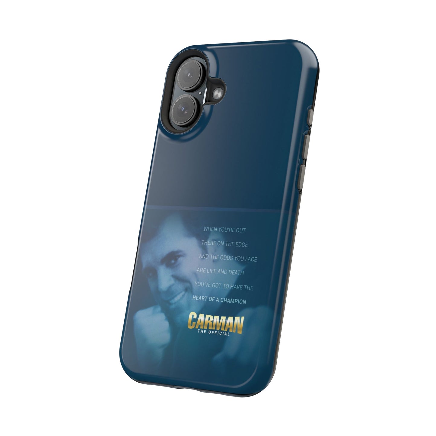 Magnetic Impact-Resistant Phone Case - Heart of a Champion Theme