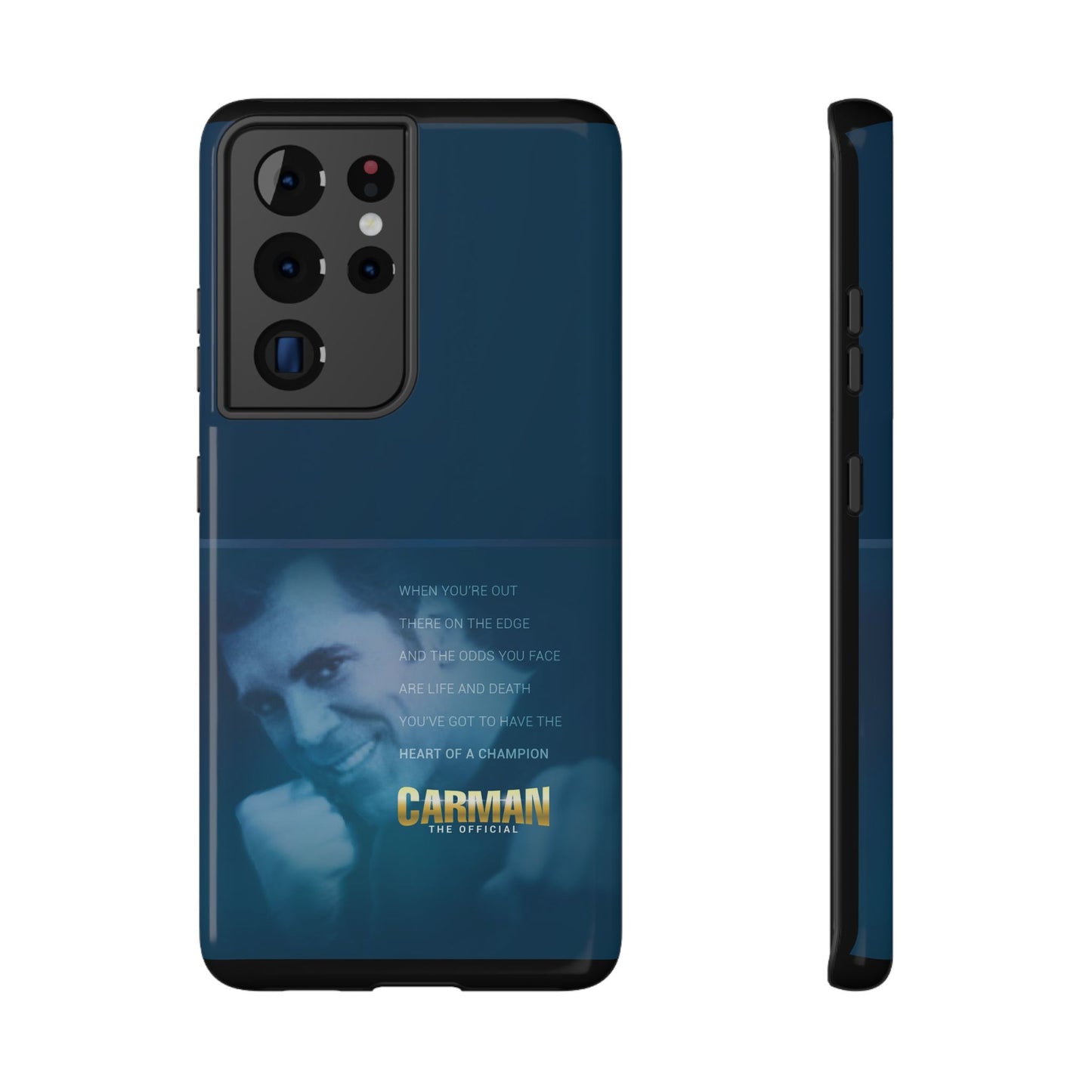 Impact-Resistant Phone Case - Heart of a Champion Theme