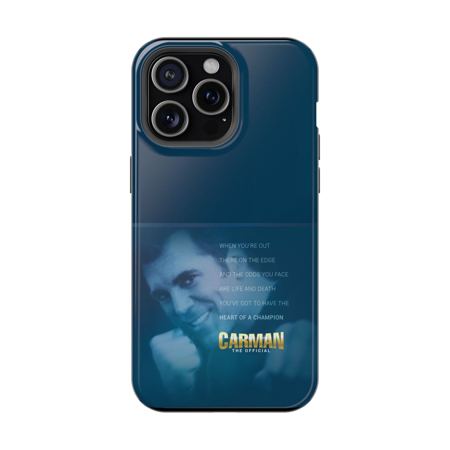 Impact-Resistant Phone Case - Heart of a Champion Theme