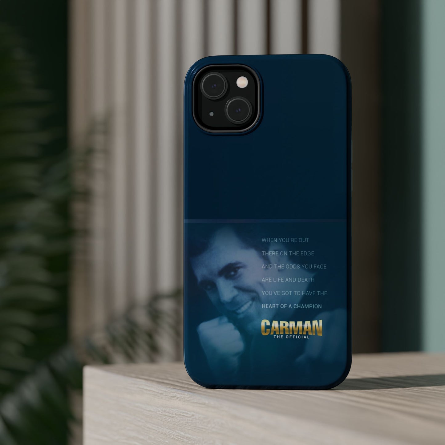 Magnetic Impact-Resistant Phone Case - Heart of a Champion Theme