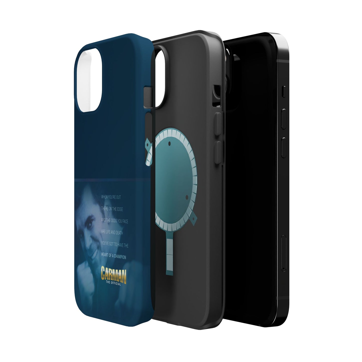 Magnetic Impact-Resistant Phone Case - Heart of a Champion Theme