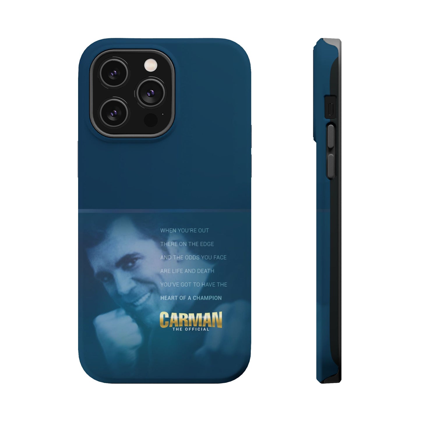 Magnetic Impact-Resistant Phone Case - Heart of a Champion Theme