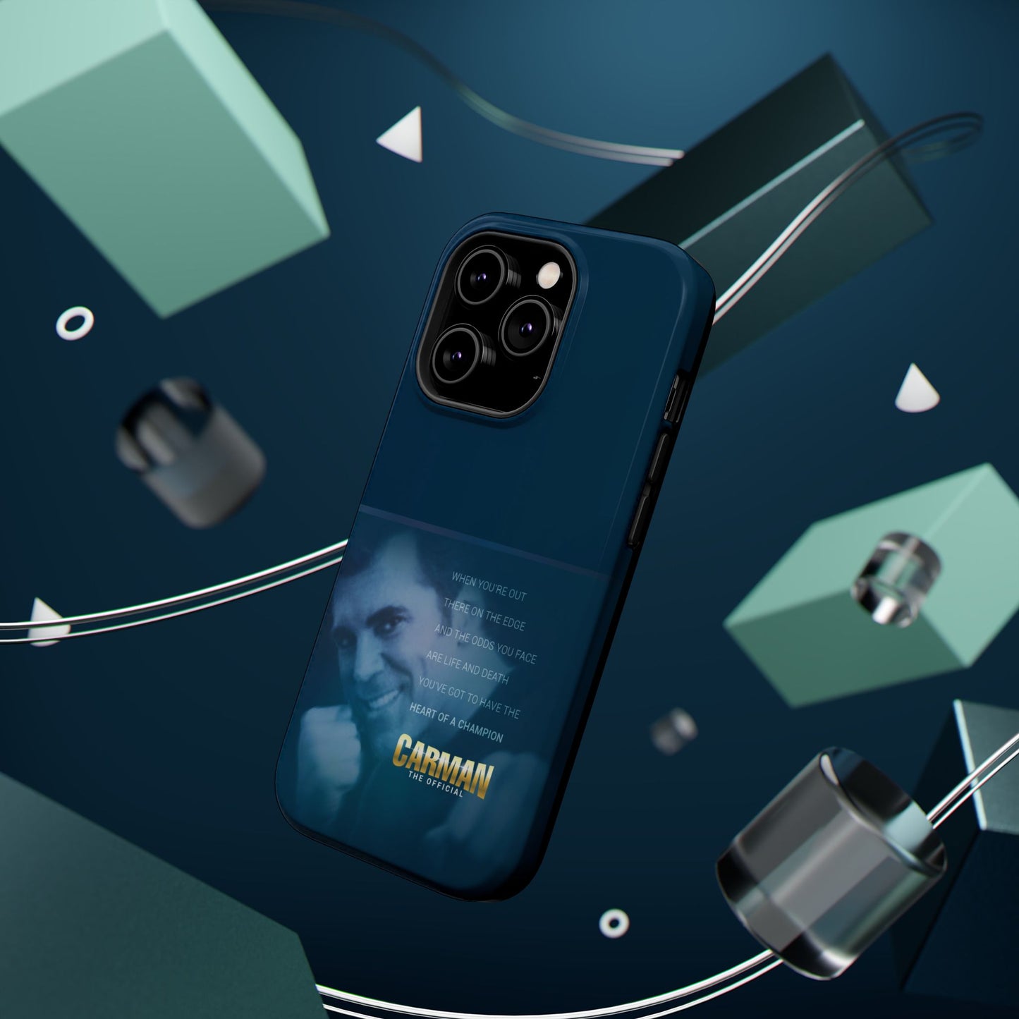 Magnetic Impact-Resistant Phone Case - Heart of a Champion Theme