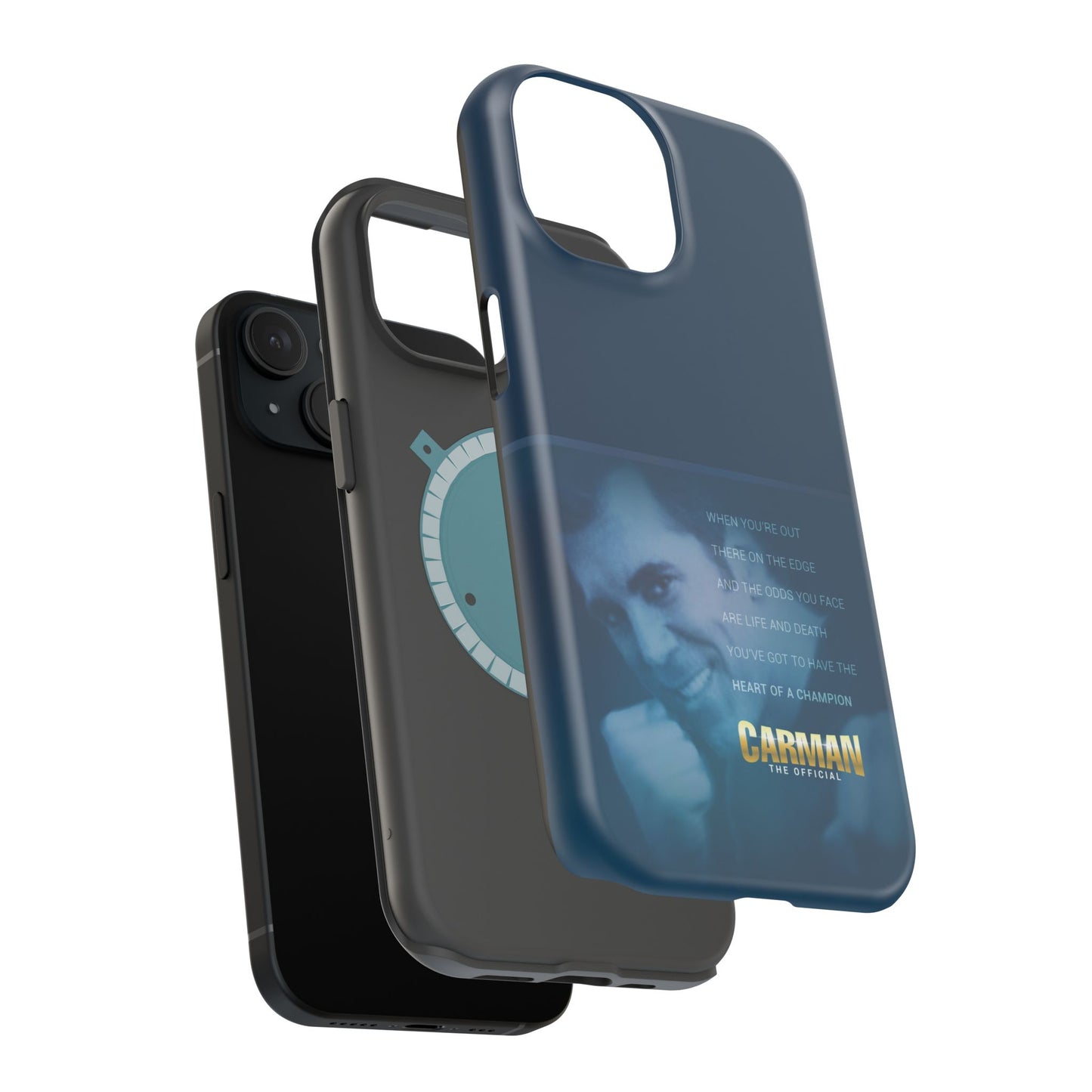 Magnetic Impact-Resistant Phone Case - Heart of a Champion Theme