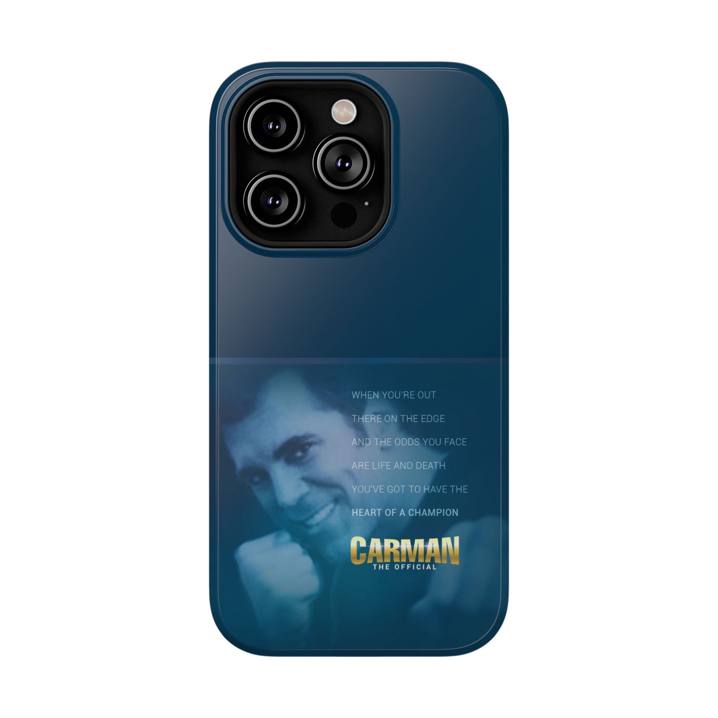 Impact-Resistant Phone Case - Heart of a Champion Theme