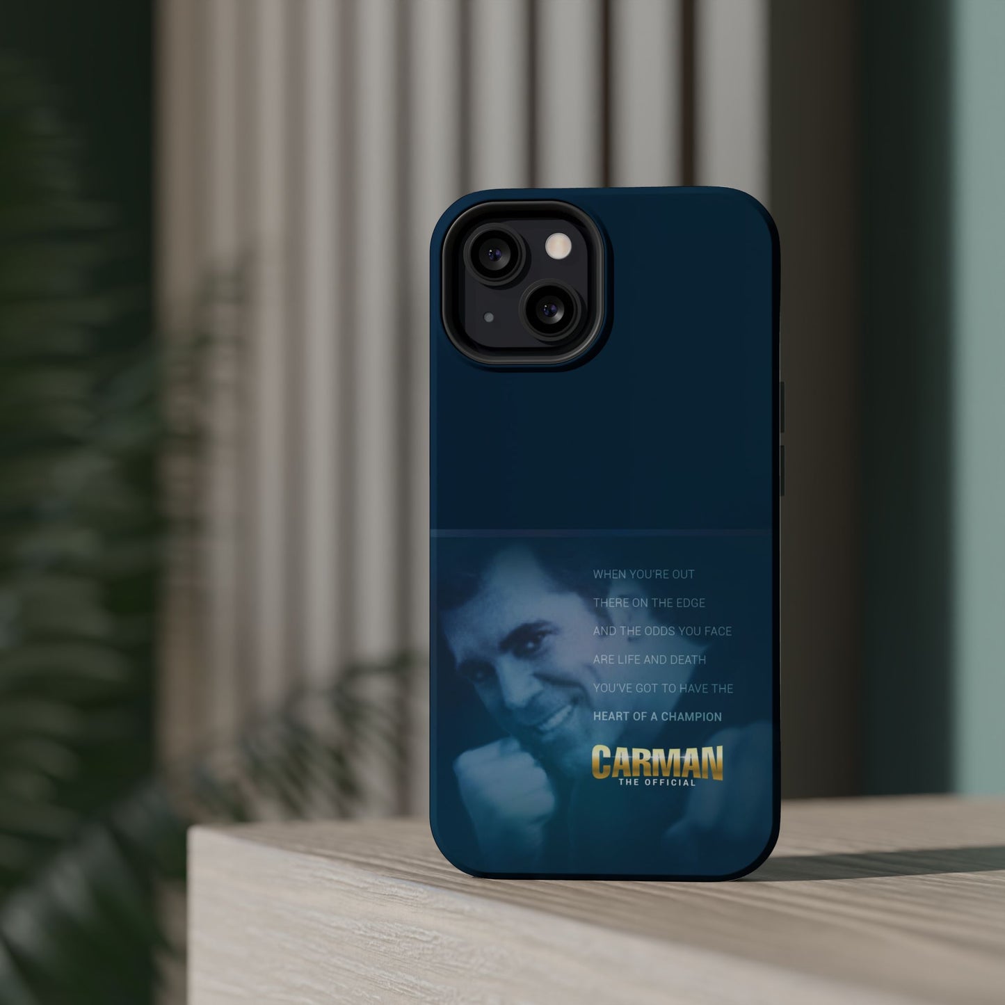 Magnetic Impact-Resistant Phone Case - Heart of a Champion Theme