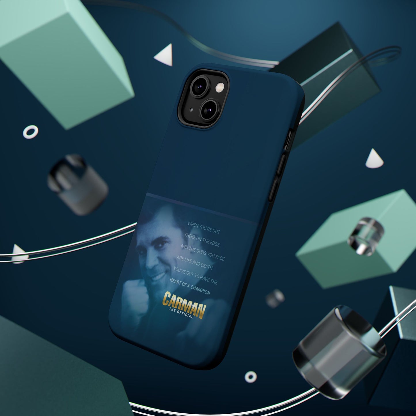 Magnetic Impact-Resistant Phone Case - Heart of a Champion Theme