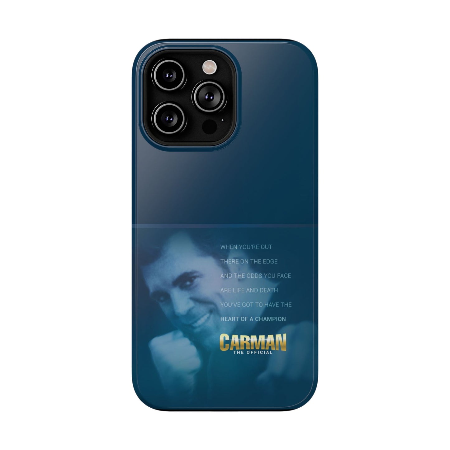 Impact-Resistant Phone Case - Heart of a Champion Theme
