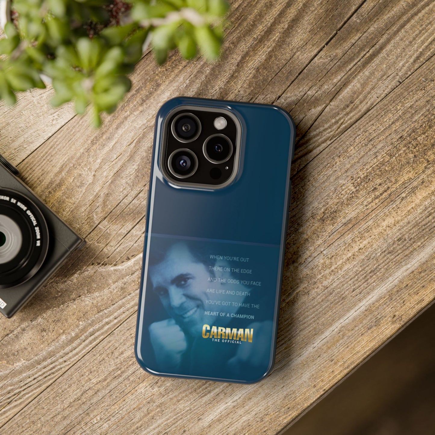 Magnetic Impact-Resistant Phone Case - Heart of a Champion Theme