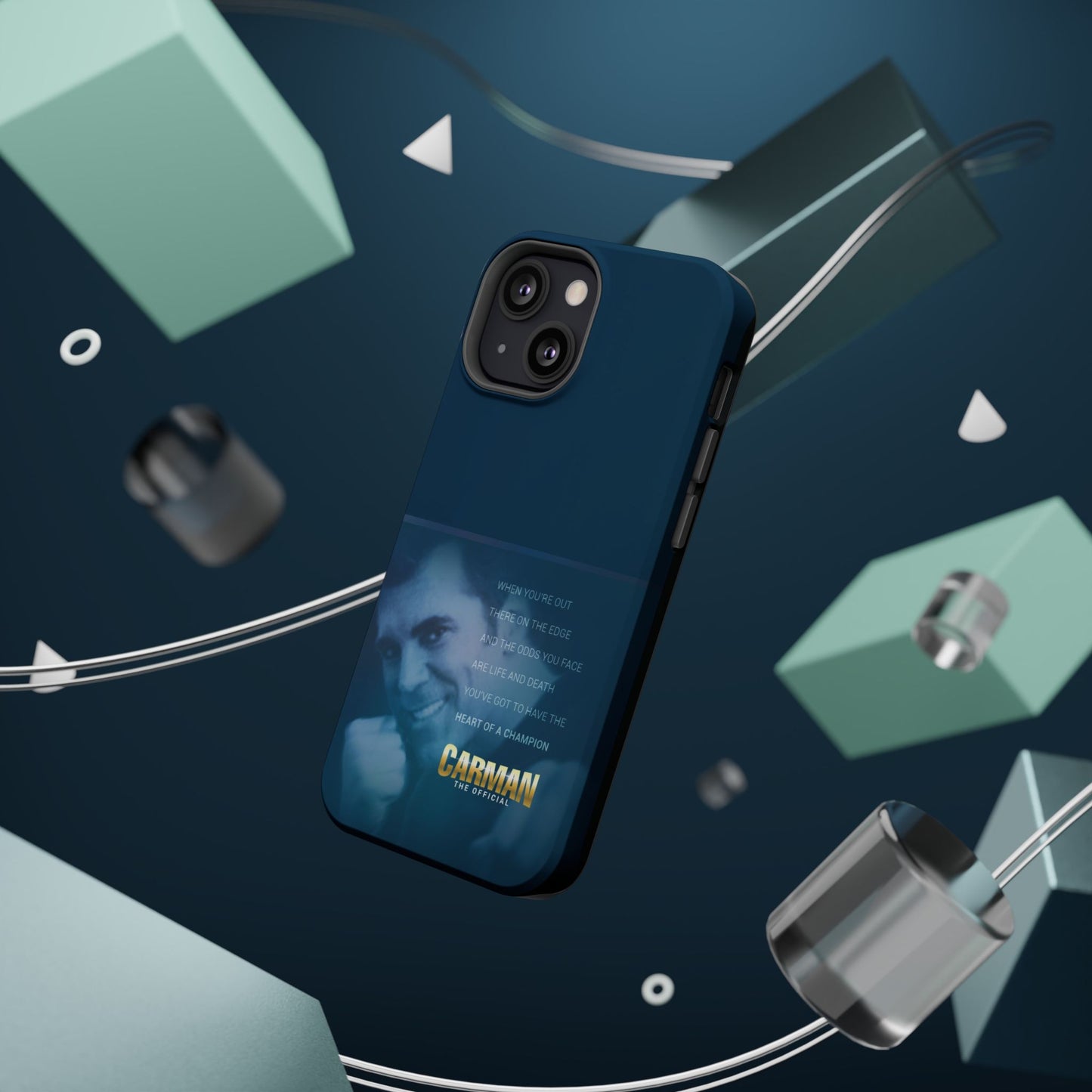 Magnetic Impact-Resistant Phone Case - Heart of a Champion Theme