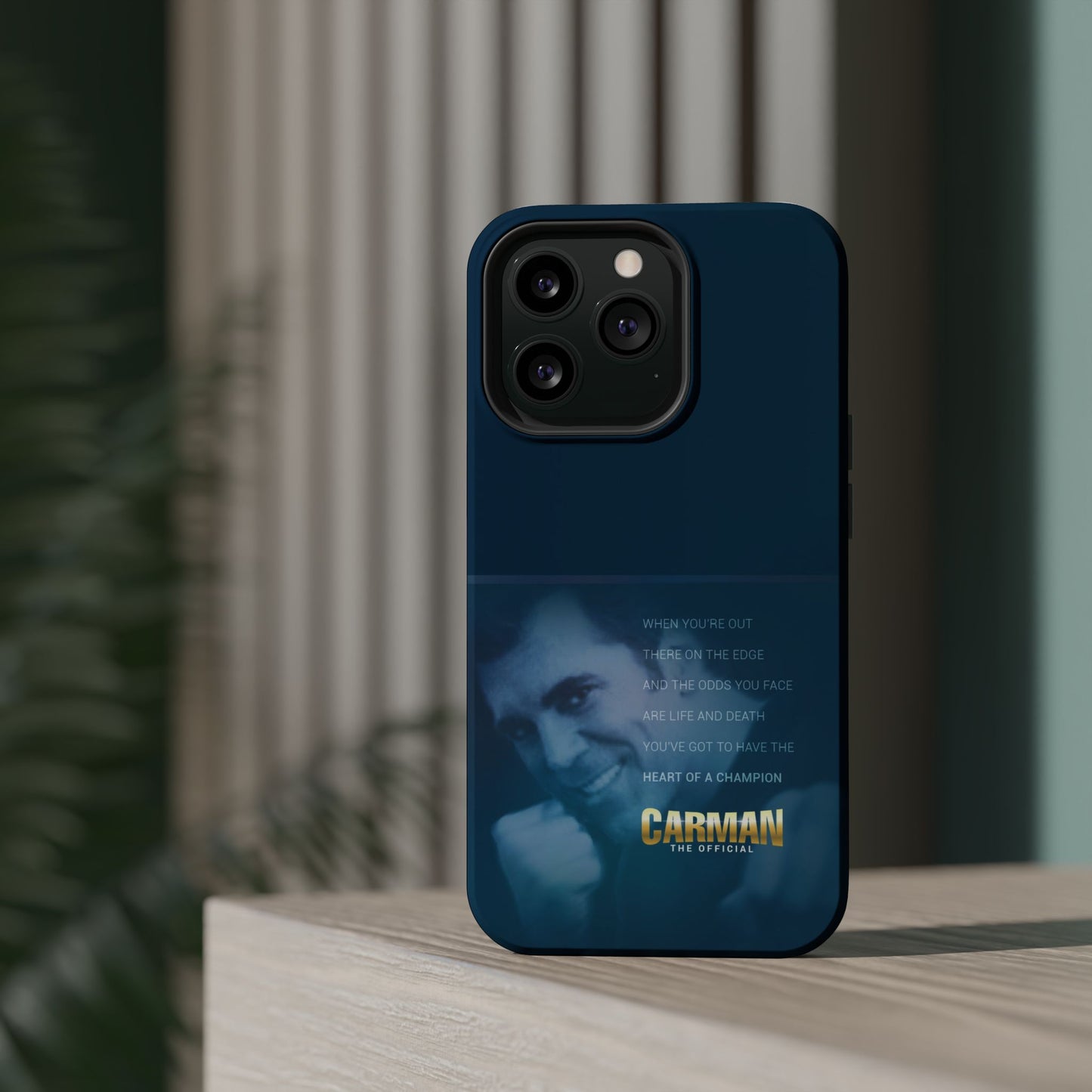 Magnetic Impact-Resistant Phone Case - Heart of a Champion Theme