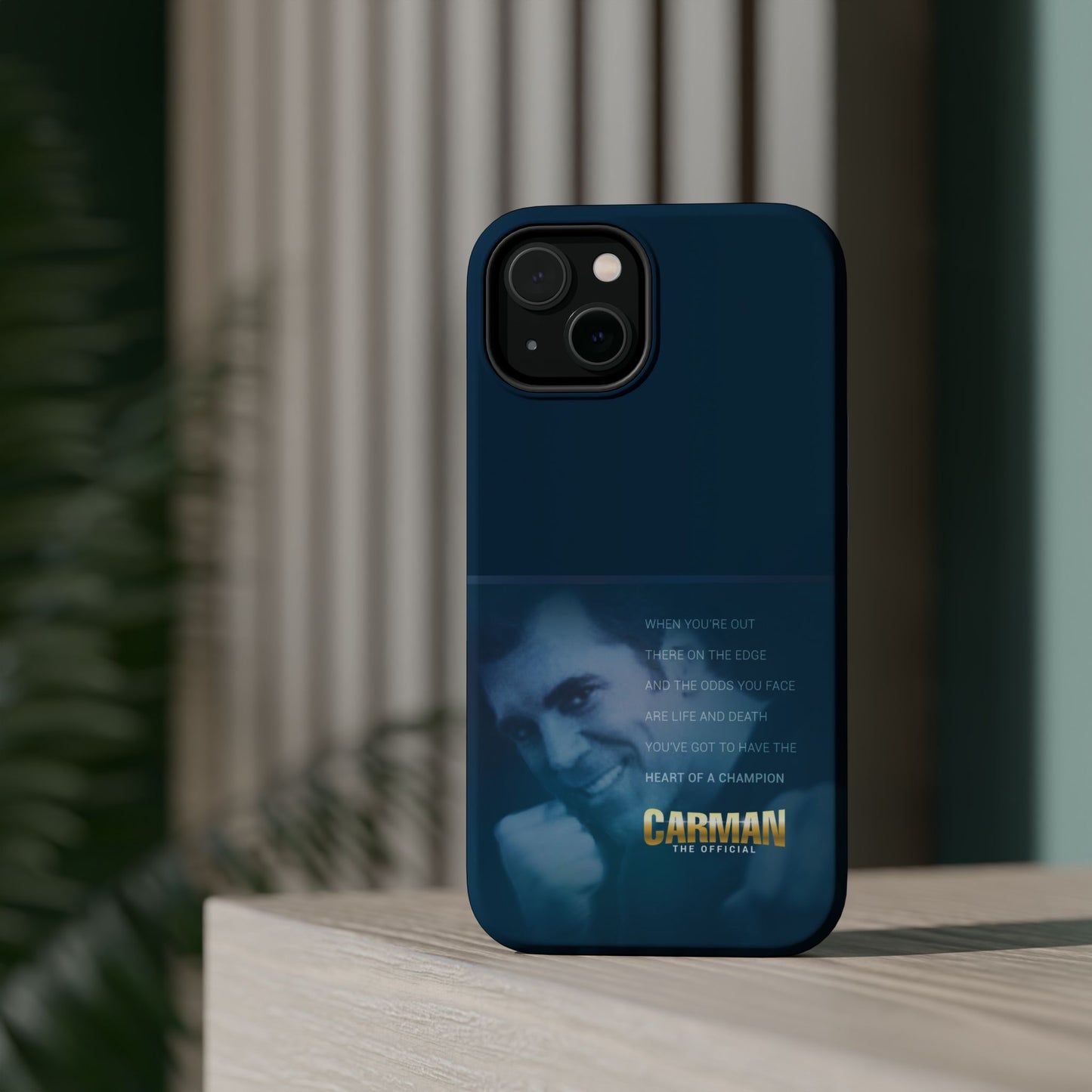 Magnetic Impact-Resistant Phone Case - Heart of a Champion Theme