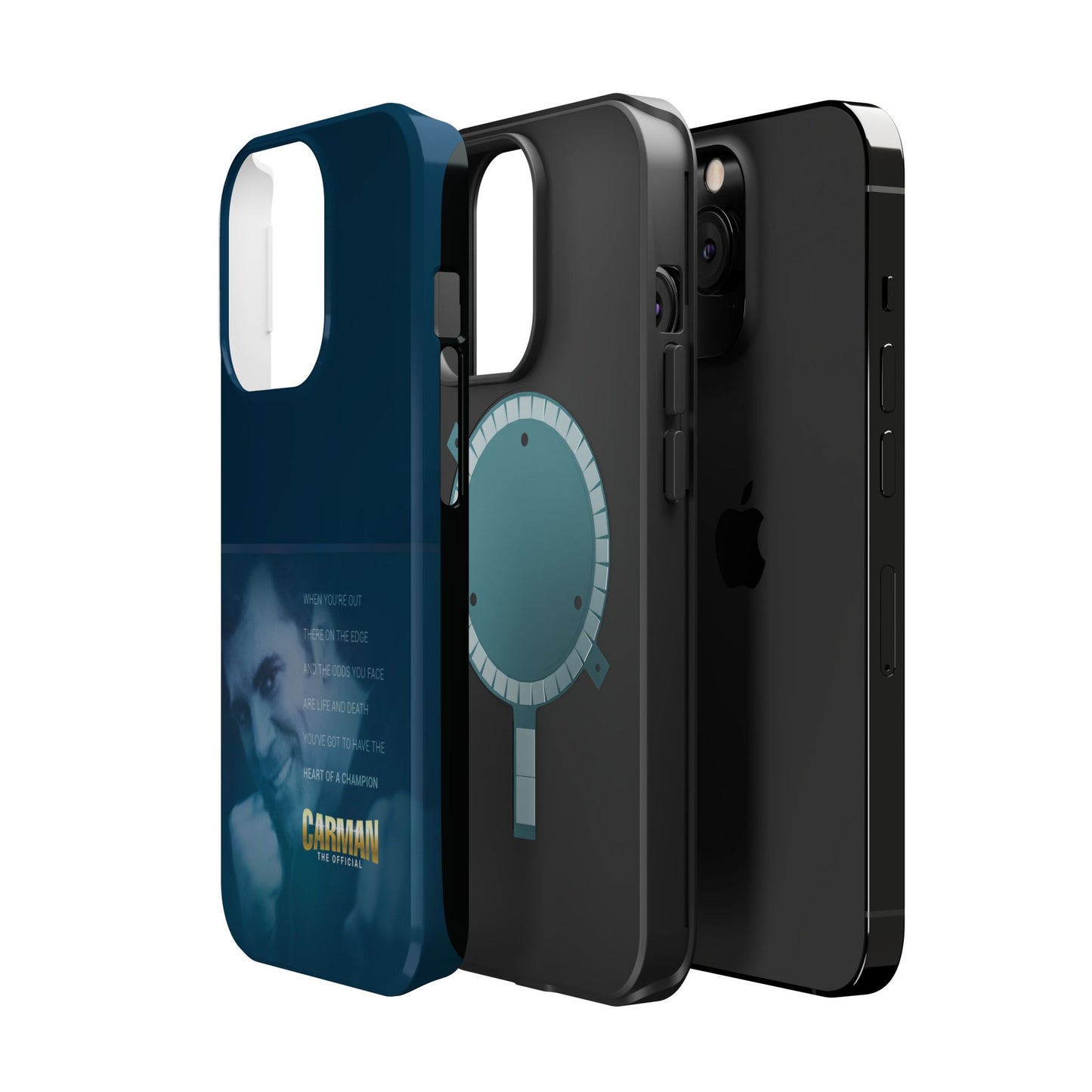 Magnetic Impact-Resistant Phone Case - Heart of a Champion Theme