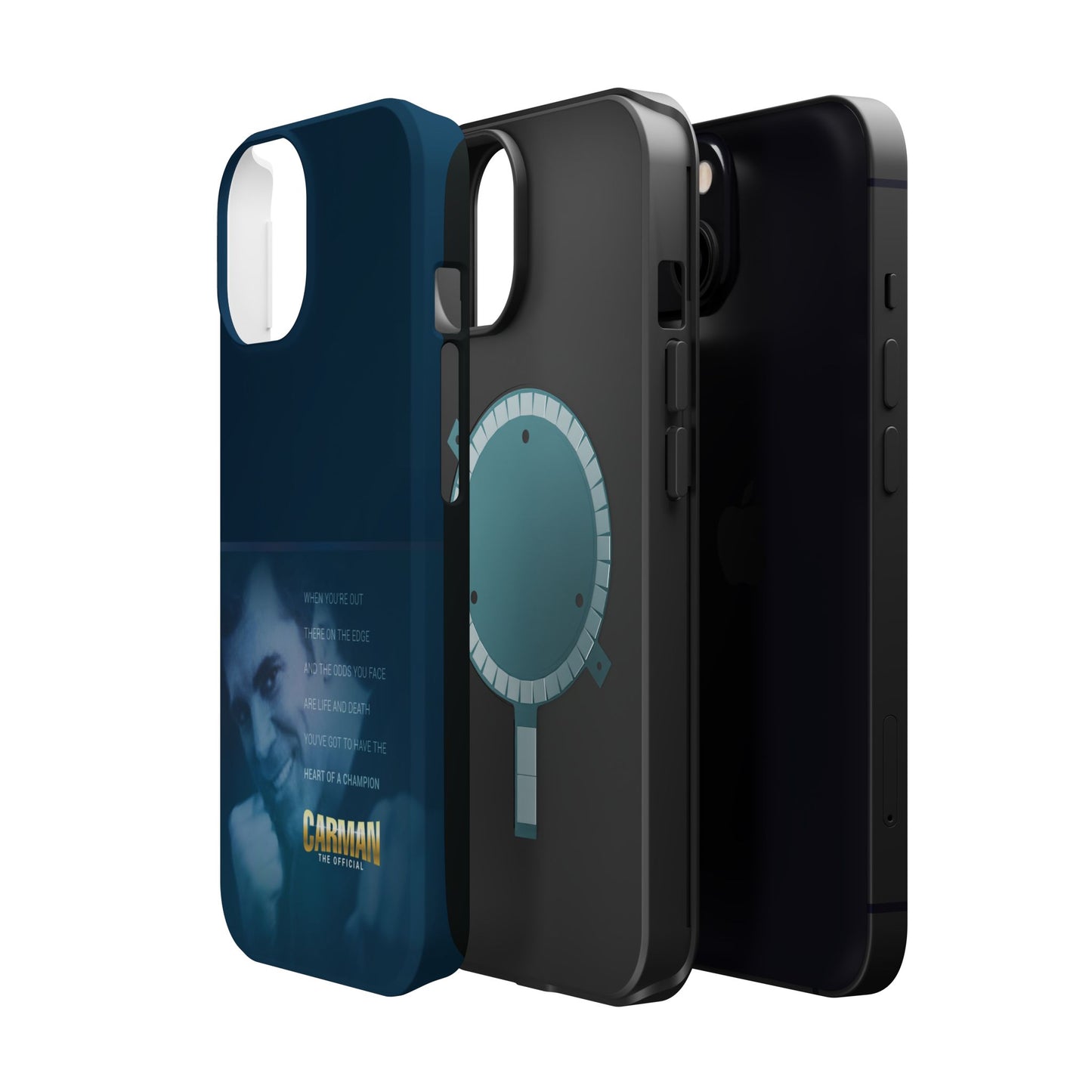 Magnetic Impact-Resistant Phone Case - Heart of a Champion Theme