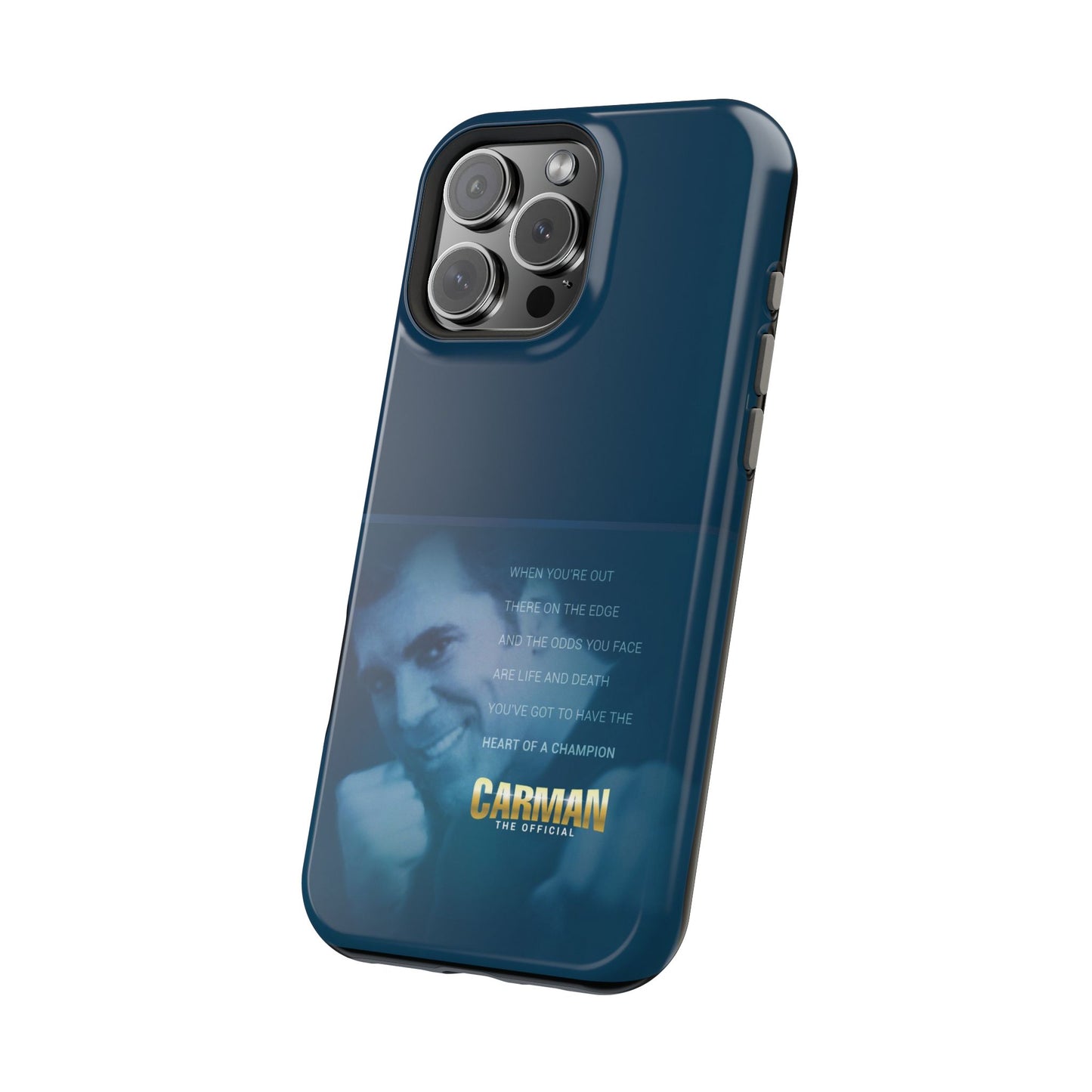 Magnetic Impact-Resistant Phone Case - Heart of a Champion Theme
