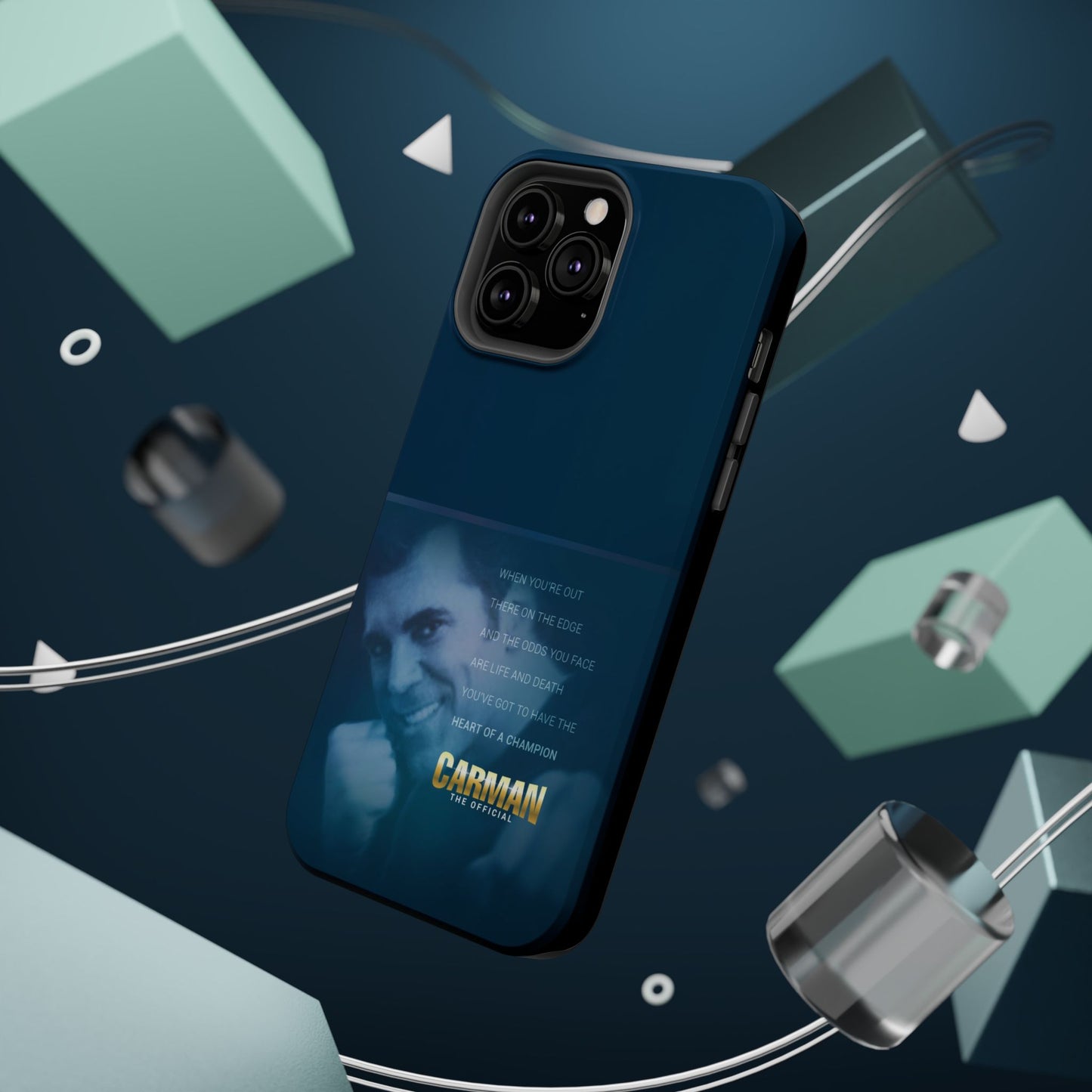 Magnetic Impact-Resistant Phone Case - Heart of a Champion Theme