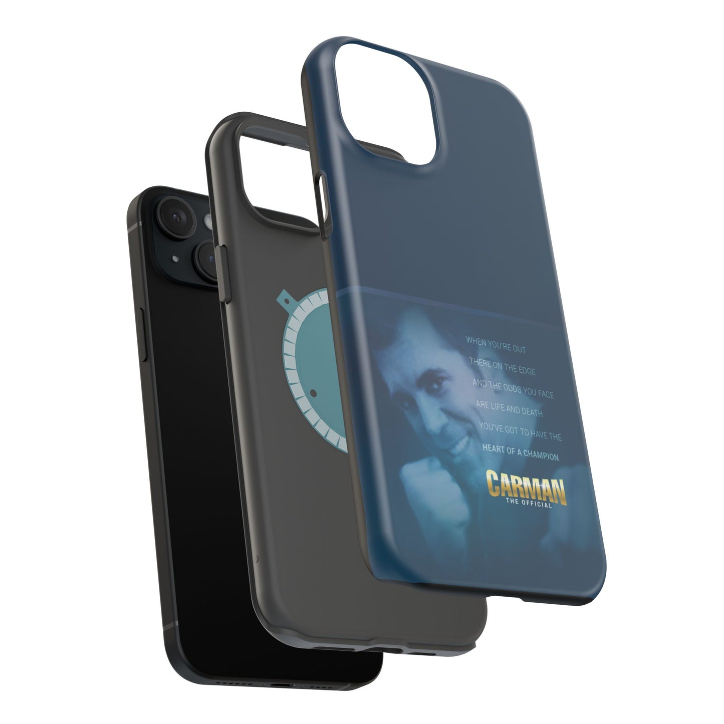 Magnetic Impact-Resistant Phone Case - Heart of a Champion Theme