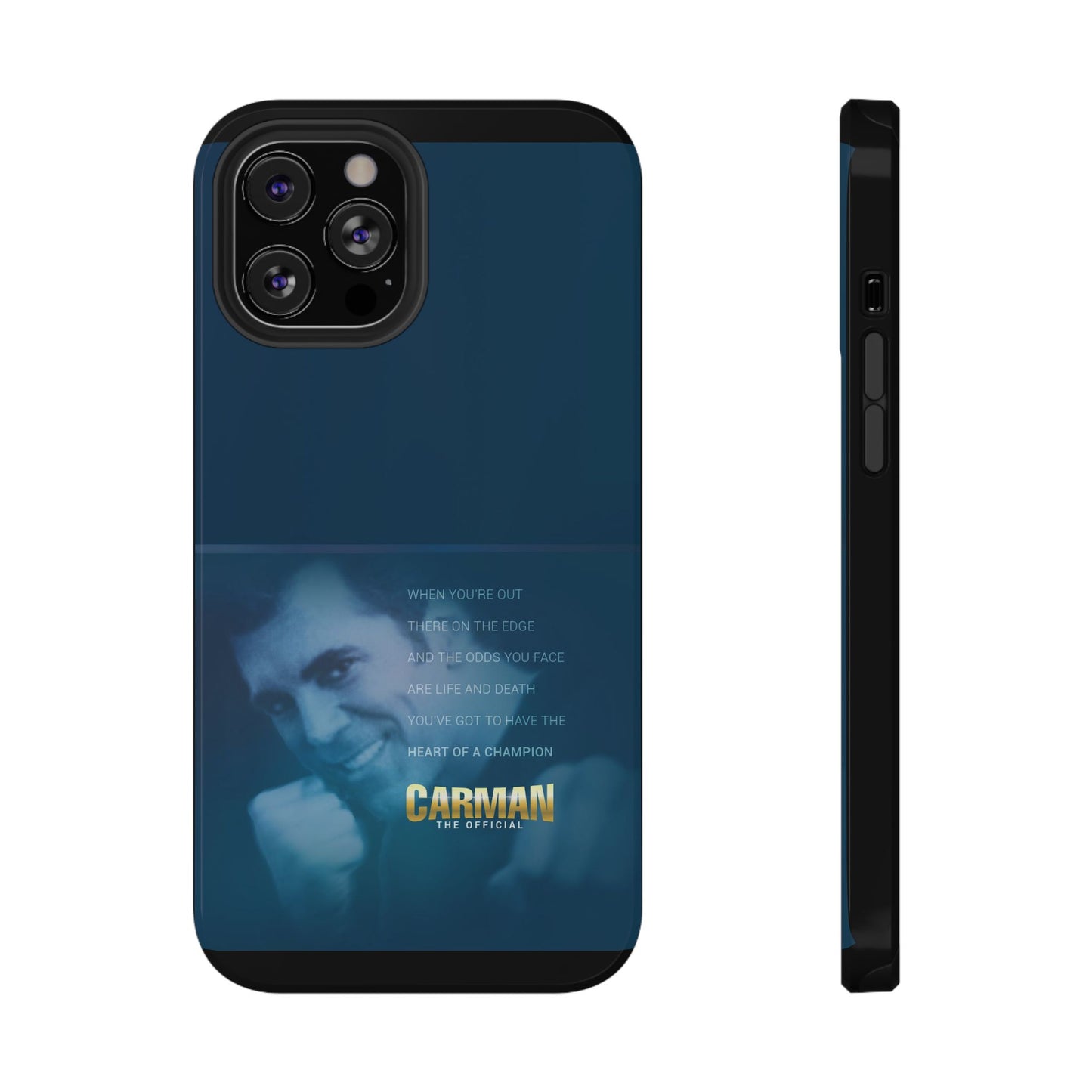 Impact-Resistant Phone Case - Heart of a Champion Theme