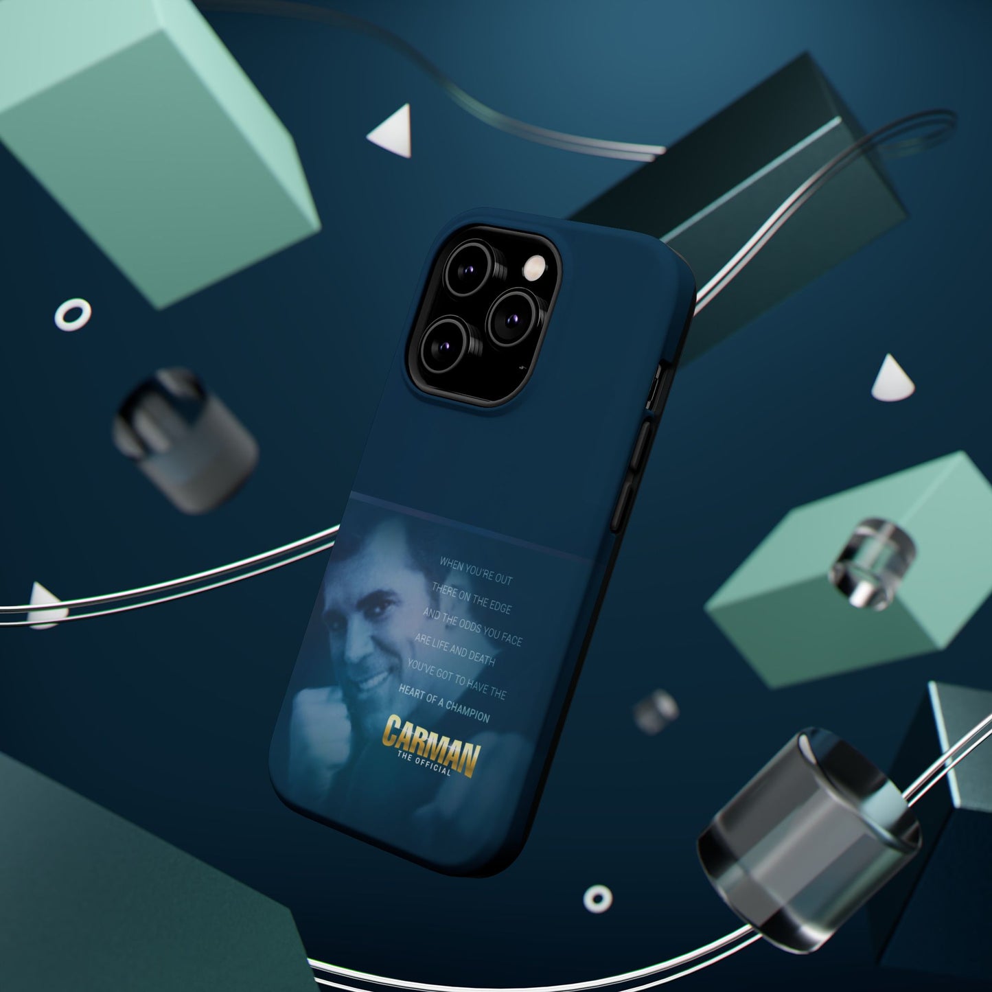 Magnetic Impact-Resistant Phone Case - Heart of a Champion Theme