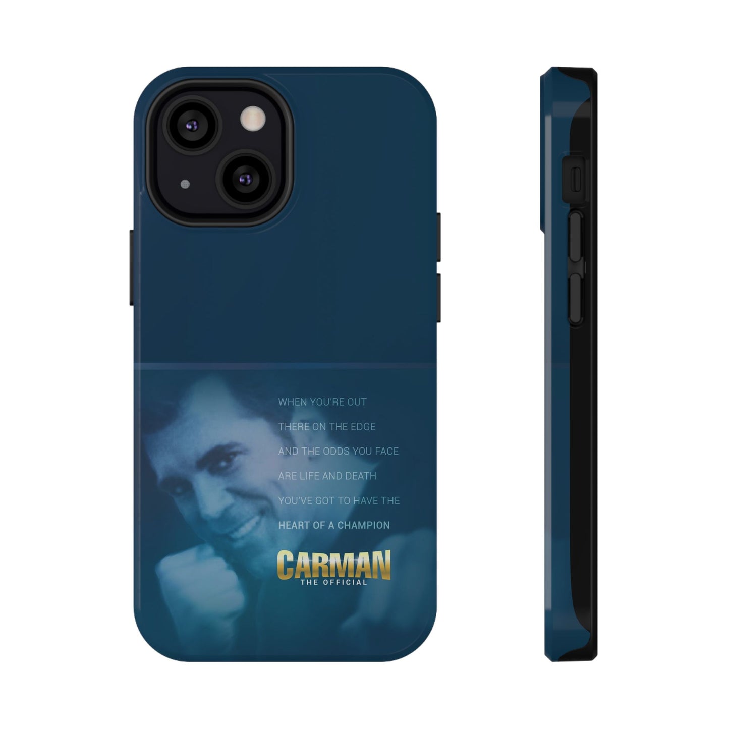 Impact-Resistant Phone Case - Heart of a Champion Theme