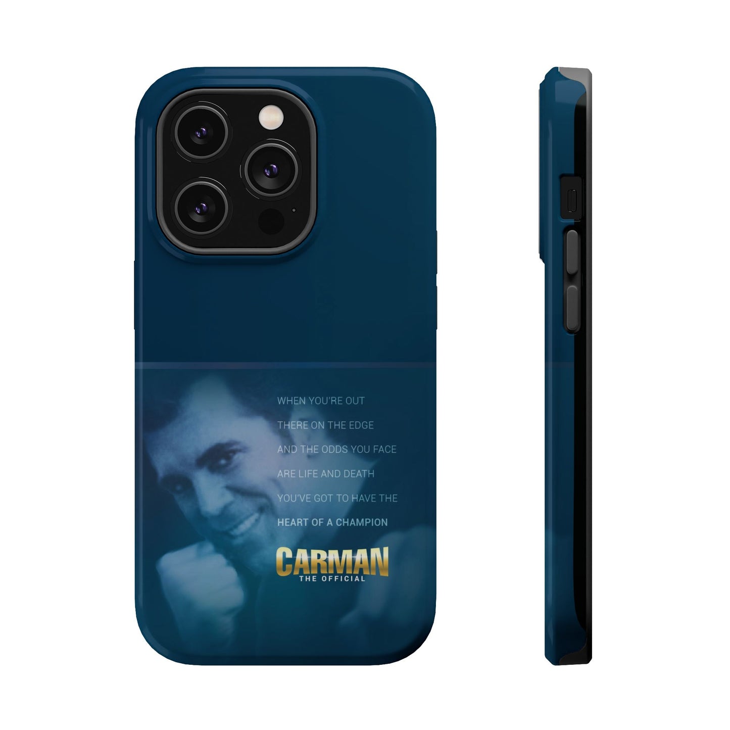Magnetic Impact-Resistant Phone Case - Heart of a Champion Theme