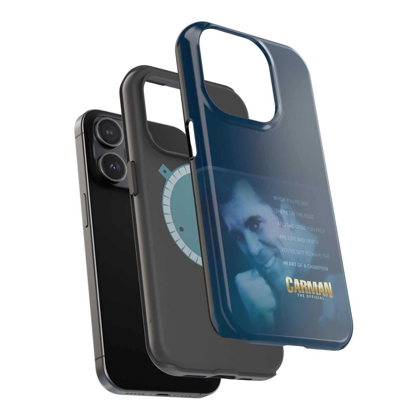 Magnetic Impact-Resistant Phone Case - Heart of a Champion Theme