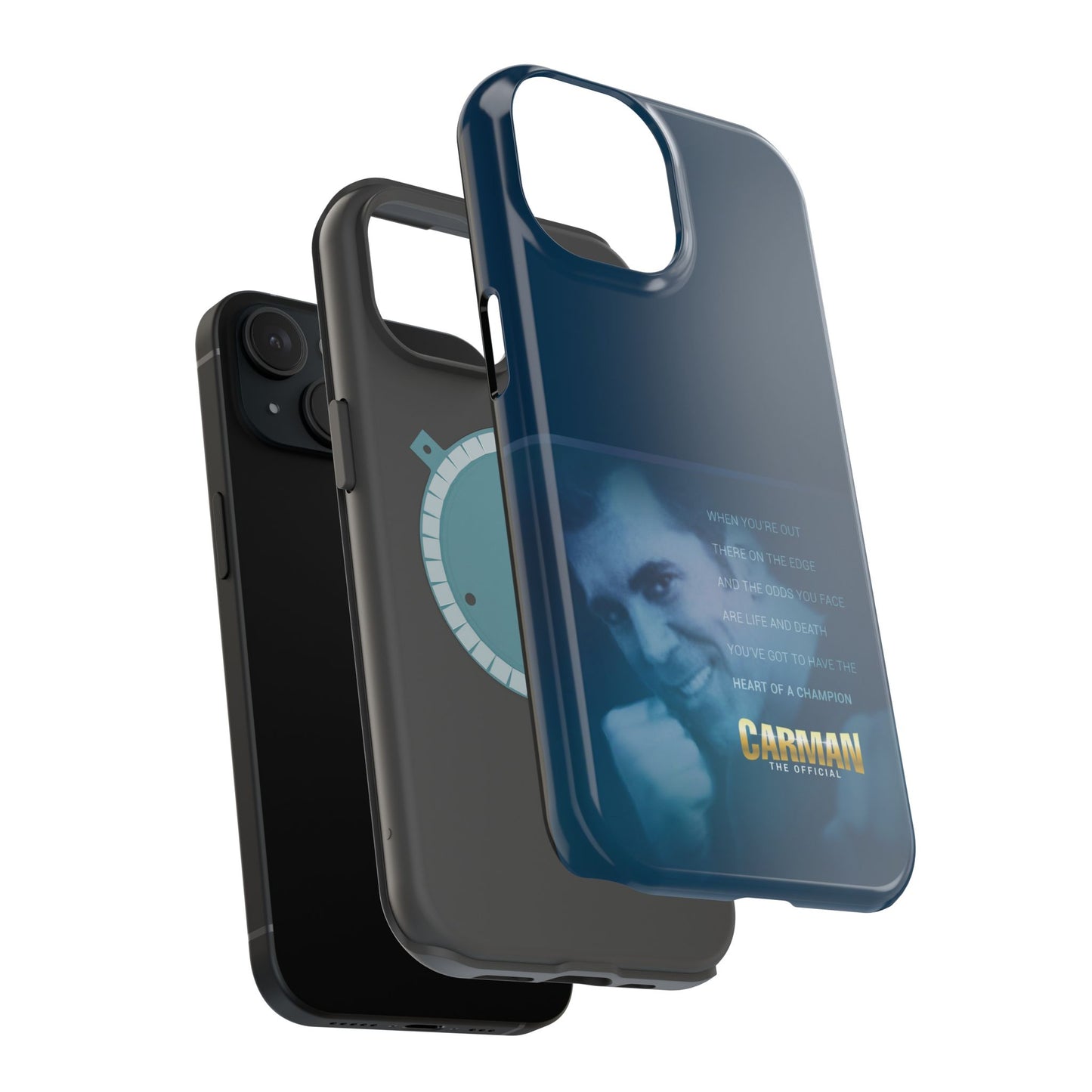 Magnetic Impact-Resistant Phone Case - Heart of a Champion Theme